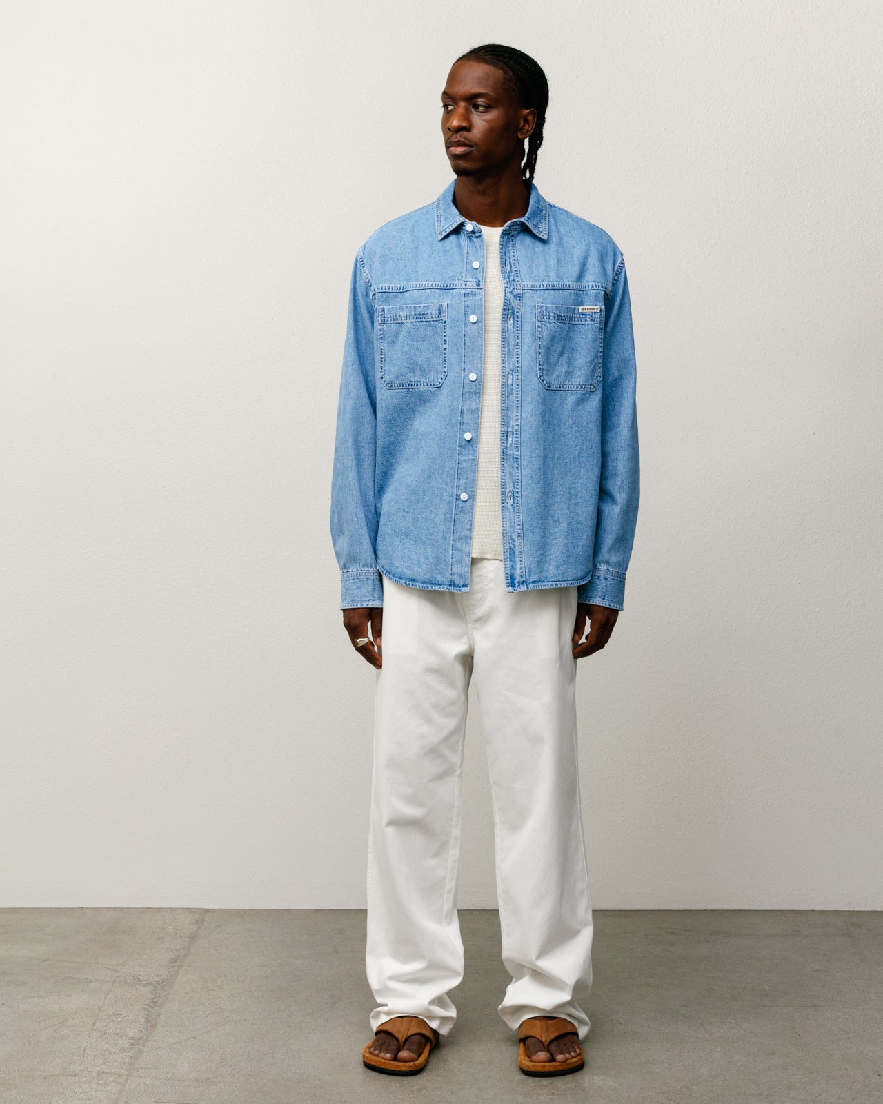 stussy denim dress Stussy Young Modern Tee Dress