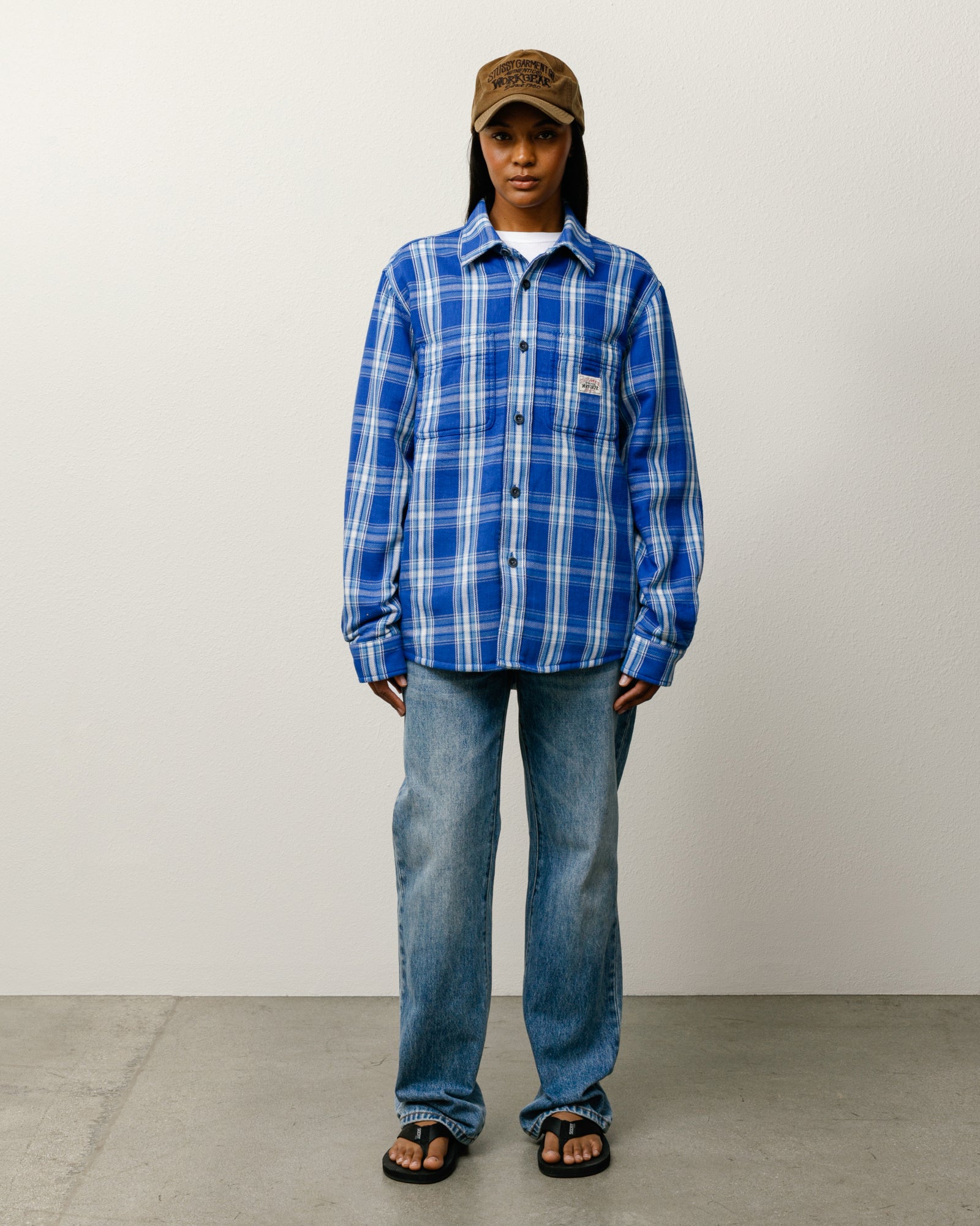 Lau Plaid Shirt Jacket Blue | Tops & Shirts | Stssy Lau Plaid Shirt Jacket Blue | Tops & Shirts | Stssy