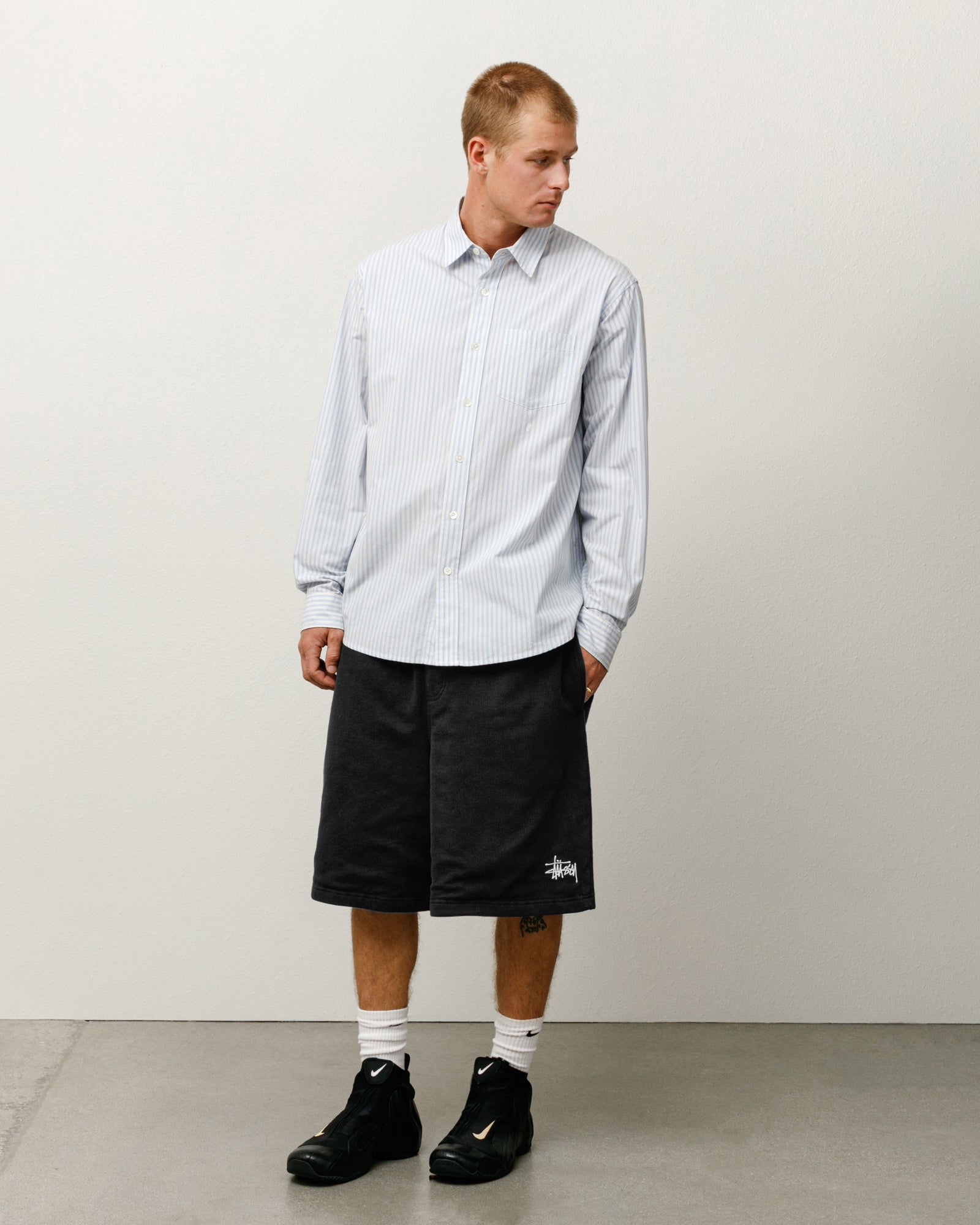 Double Layer Jersey Short Black | Shorts | Stssy Double Layer Jersey Short Black | Shorts | Stssy