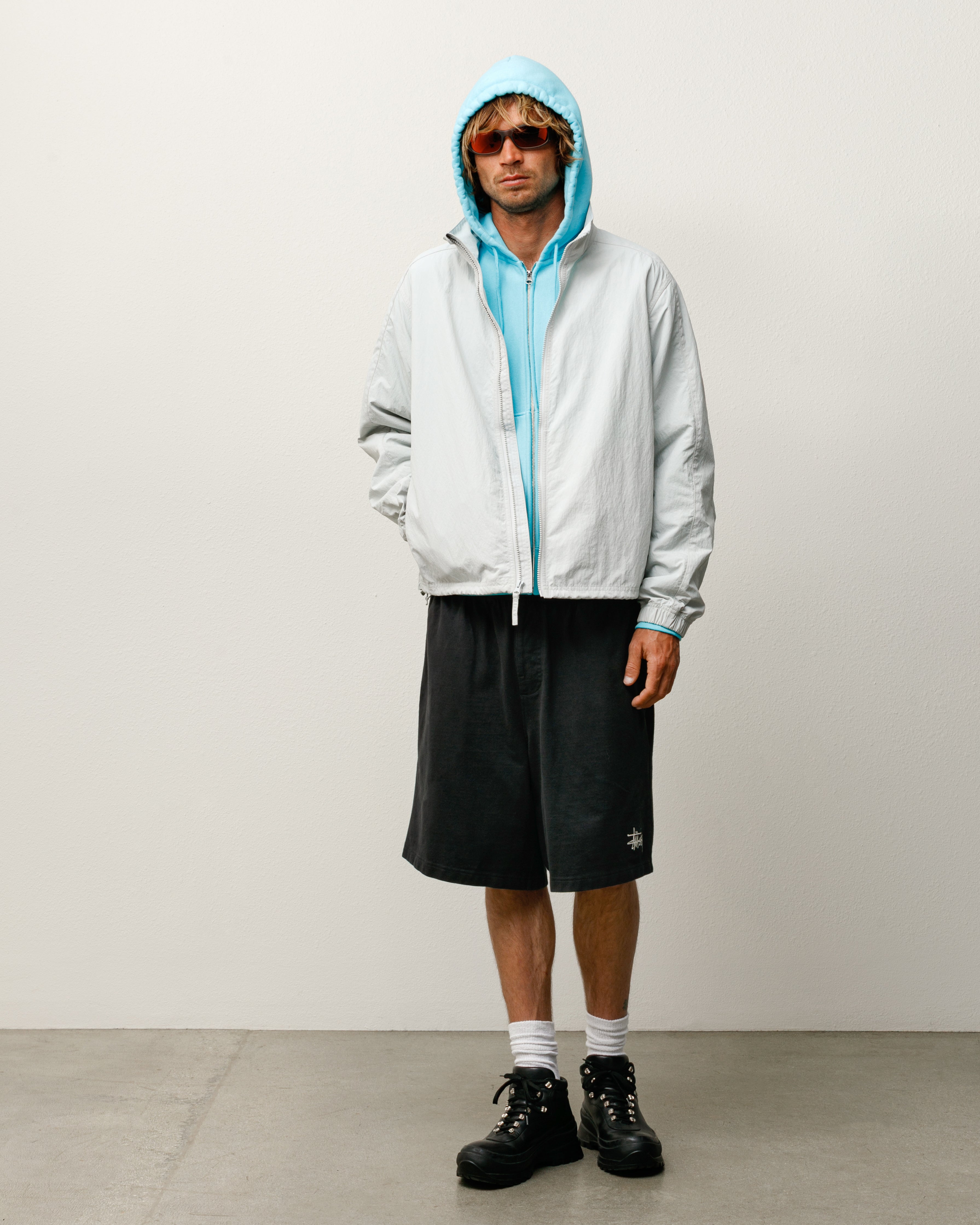 WINDANDSEA×Bristol TECH JERSEYEASY SHORT Jersey Short – Black | Shorts & Trunks | Stüssy