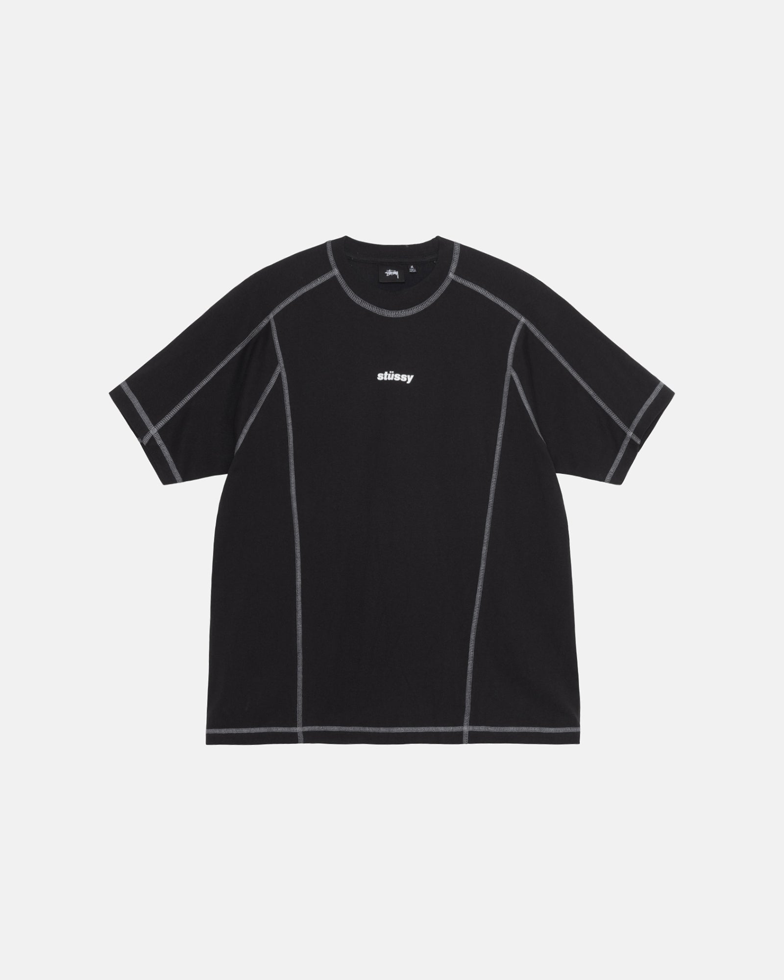 Wave Cotton Crew in black – Stüssy