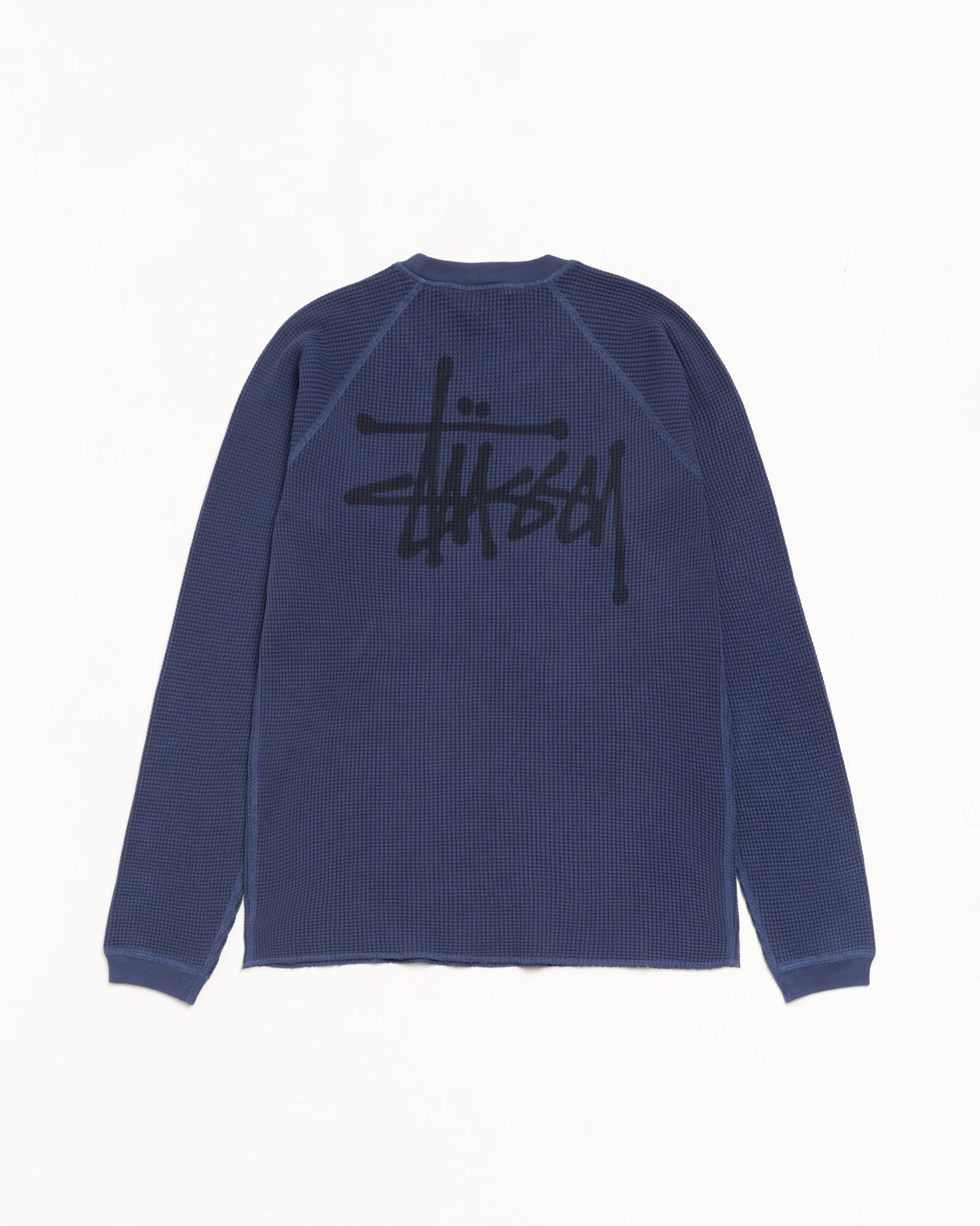 Basic Stüssy Thermal – Navy | Tops & Knits | Stüssy
