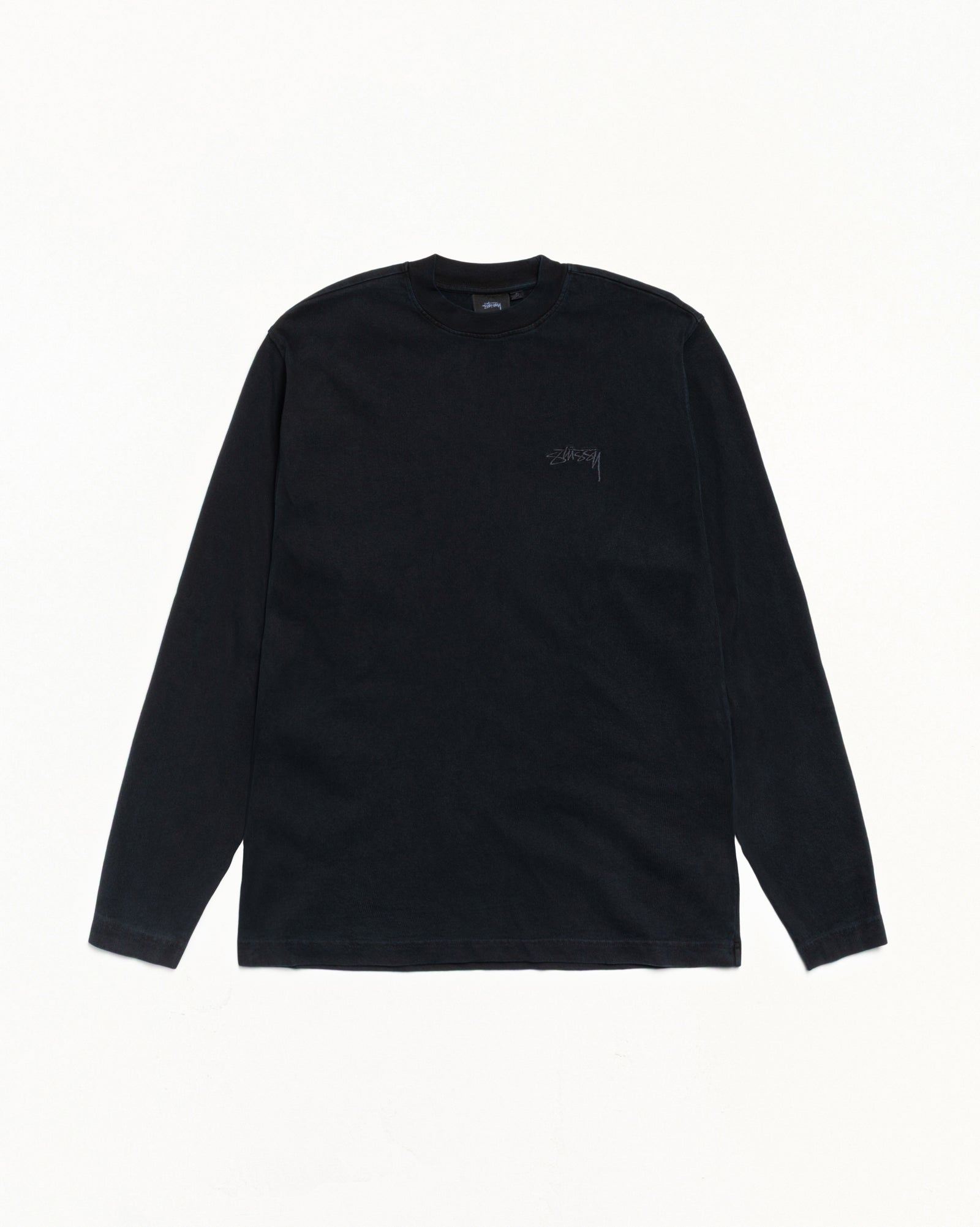 新品　BRIEFING BACK LOGO LINE LS MOCK NECK Dyed LS Mock Neck Tee – Black | Tees | Stüssy