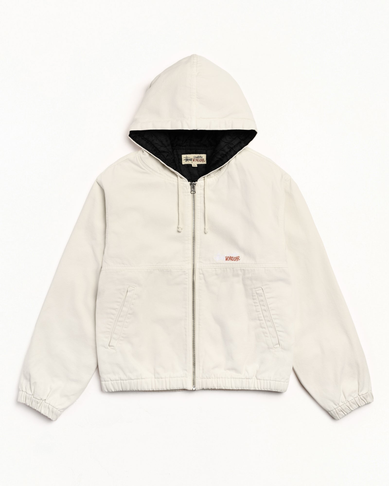 Insulated Work Jacket Canvas – Bone Outerwear Stüssy