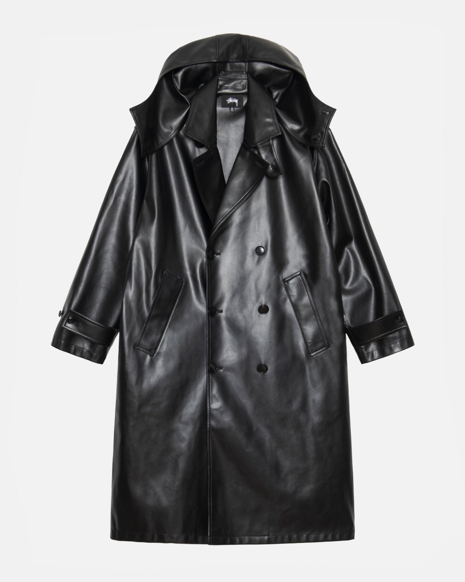 ジャケット・アウター stussy 24AW DOUBLE BREASTED TRENCH stussy 24AW DOUBLE BREASTED TRENCH 【公式通販】