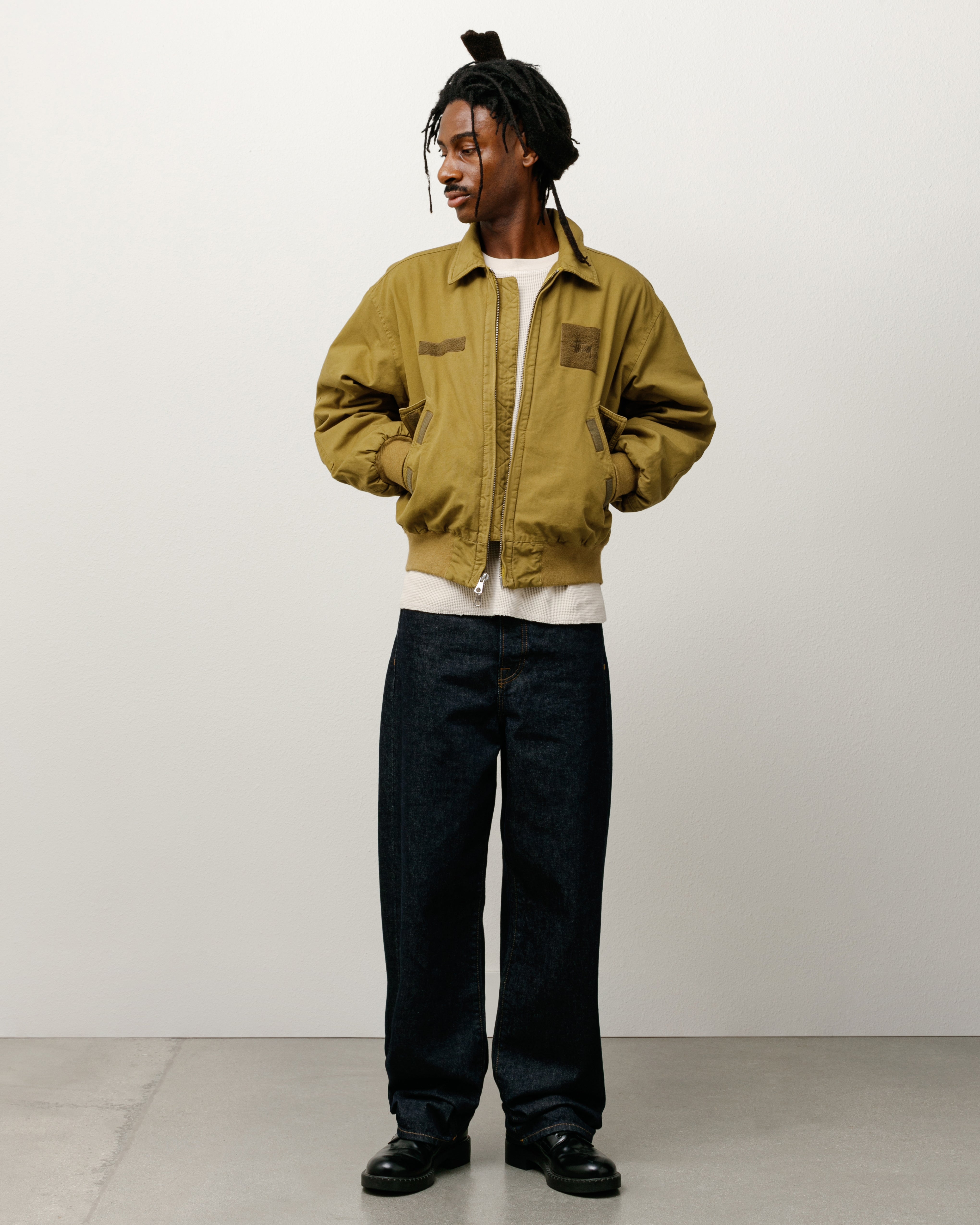 ジャケット・アウター Stussy FLIGHT BOMBER Flight Bomber – Golden Olive | Outerwear | Stüssy