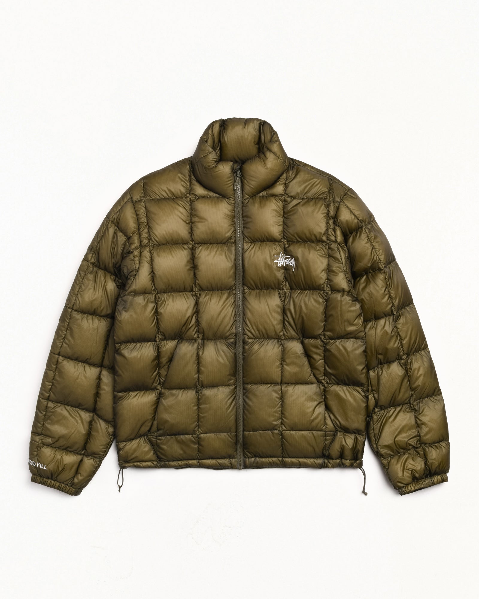 Stussy midweight puffer ダウン S Midweight Puffer – Olive | Outerwear | Stüssy