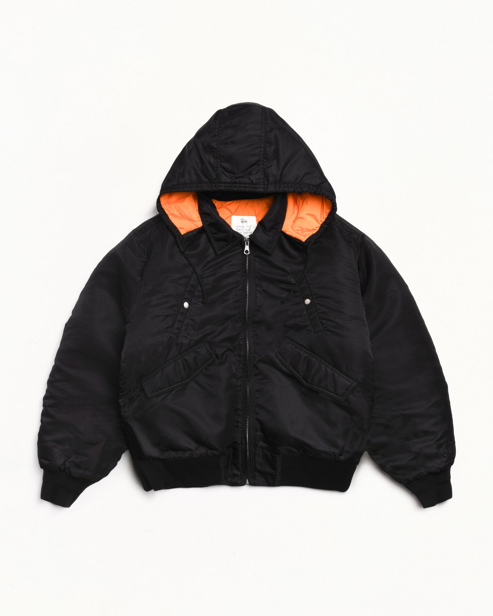 ステューシー FLIGHT BOMBER Flight Bomber – Black | Outerwear | Stüssy