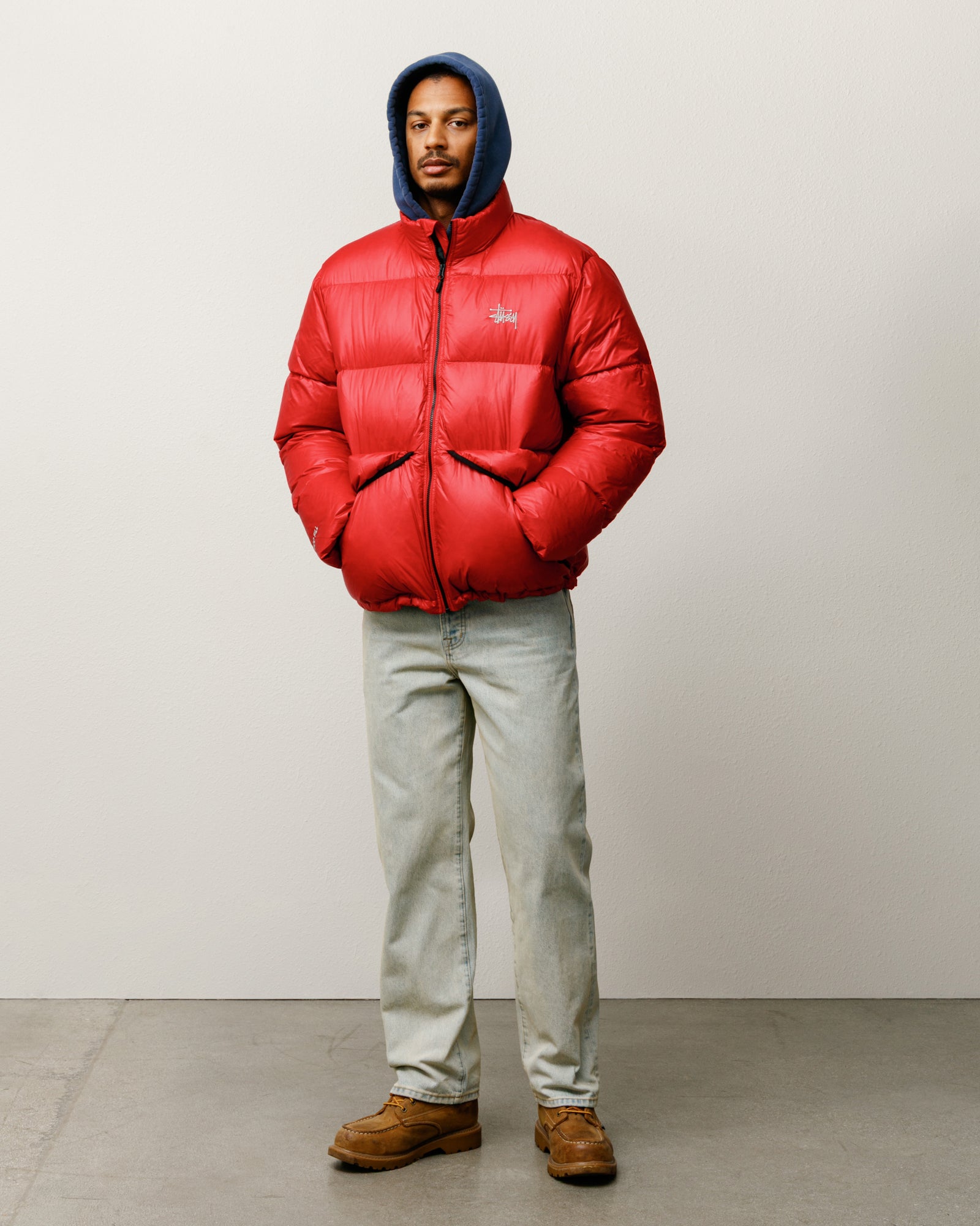 Micro Ripstop Down Jacket – Red | Outerwear | Stüssy