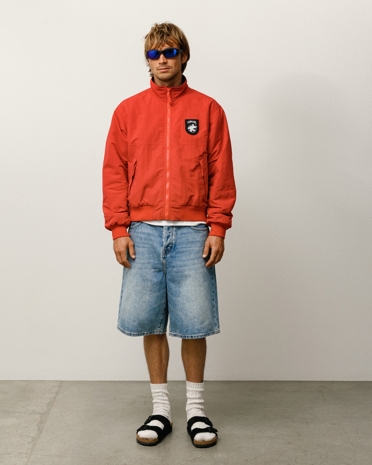 Polar Fleece Lined Jacket – Red | Outerwear | Stüssy