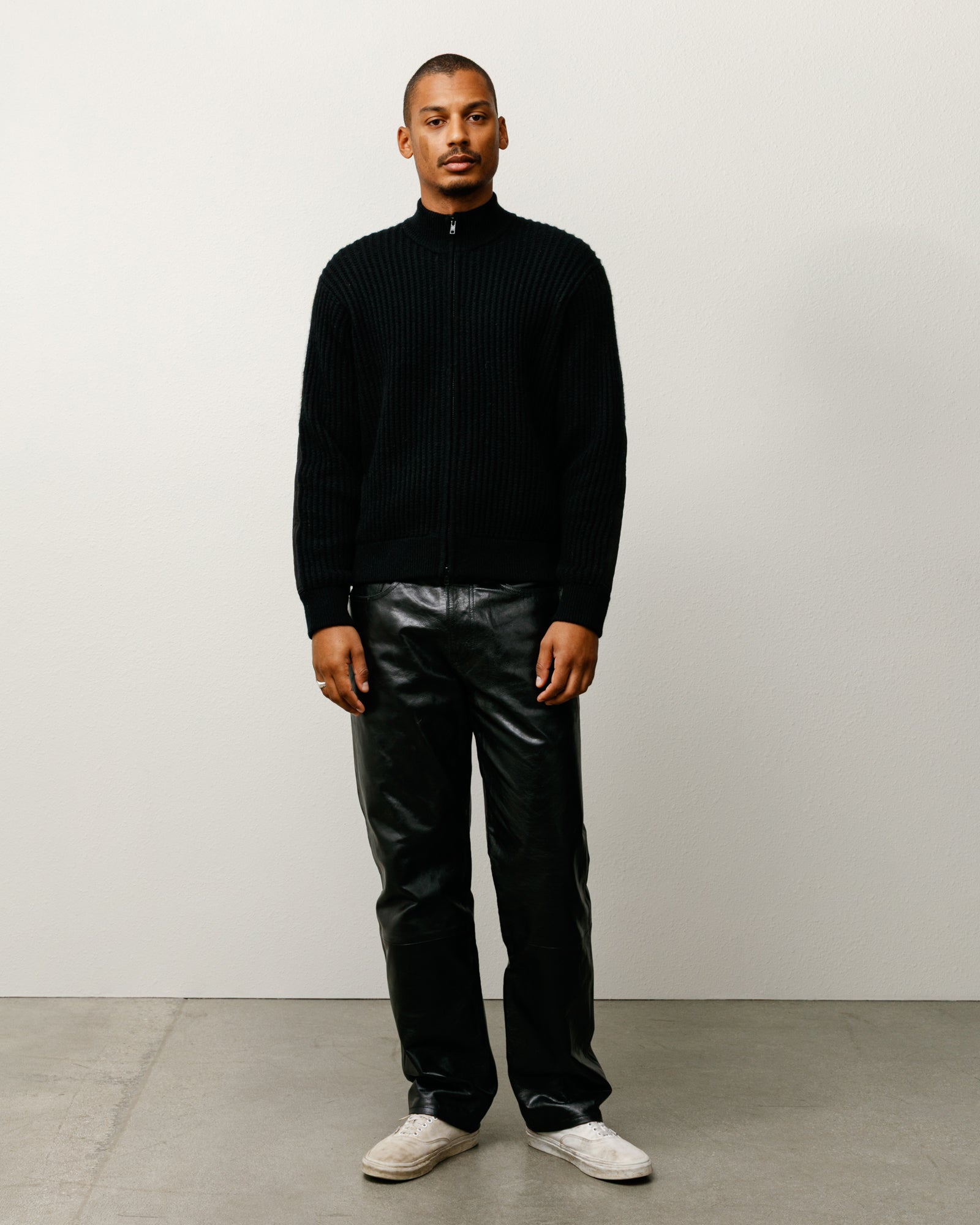 Stussy light weight ls zip polo cardigan トップス stussy