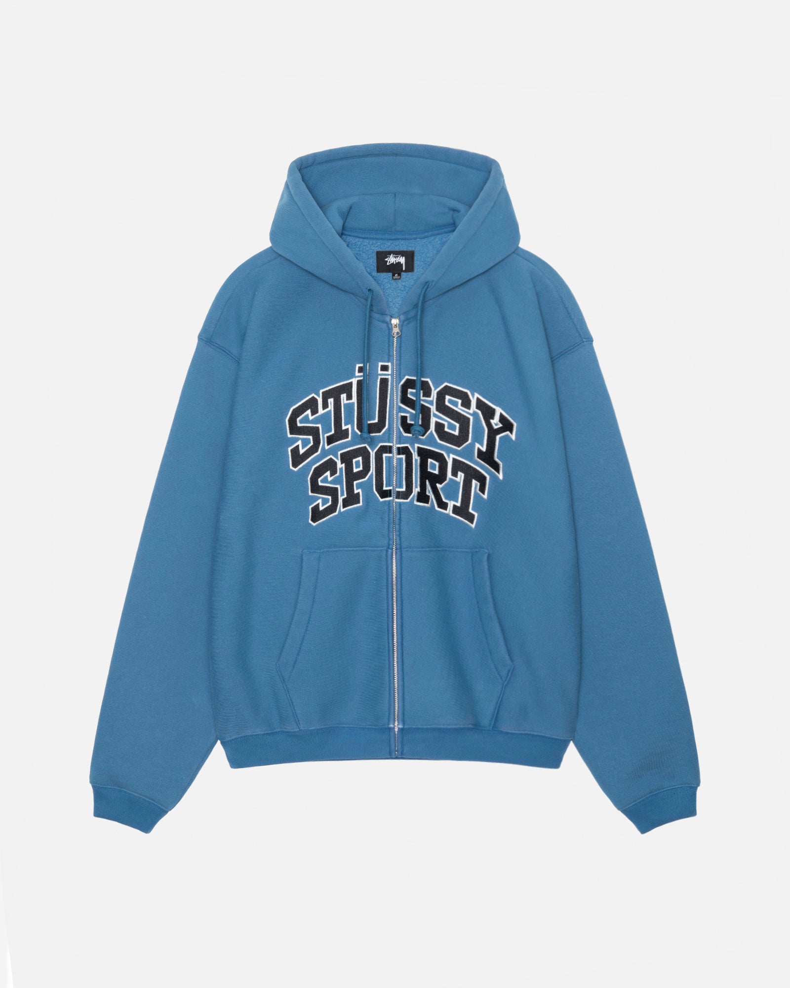 Stüssy Sport Zip Hoodie in blue – Stüssy