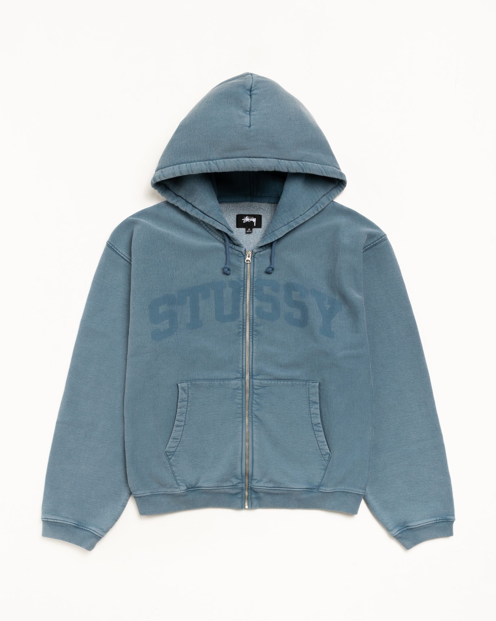 Faded Graphic Zip Hoodie – Washed Navy | Sweats | Stüssy