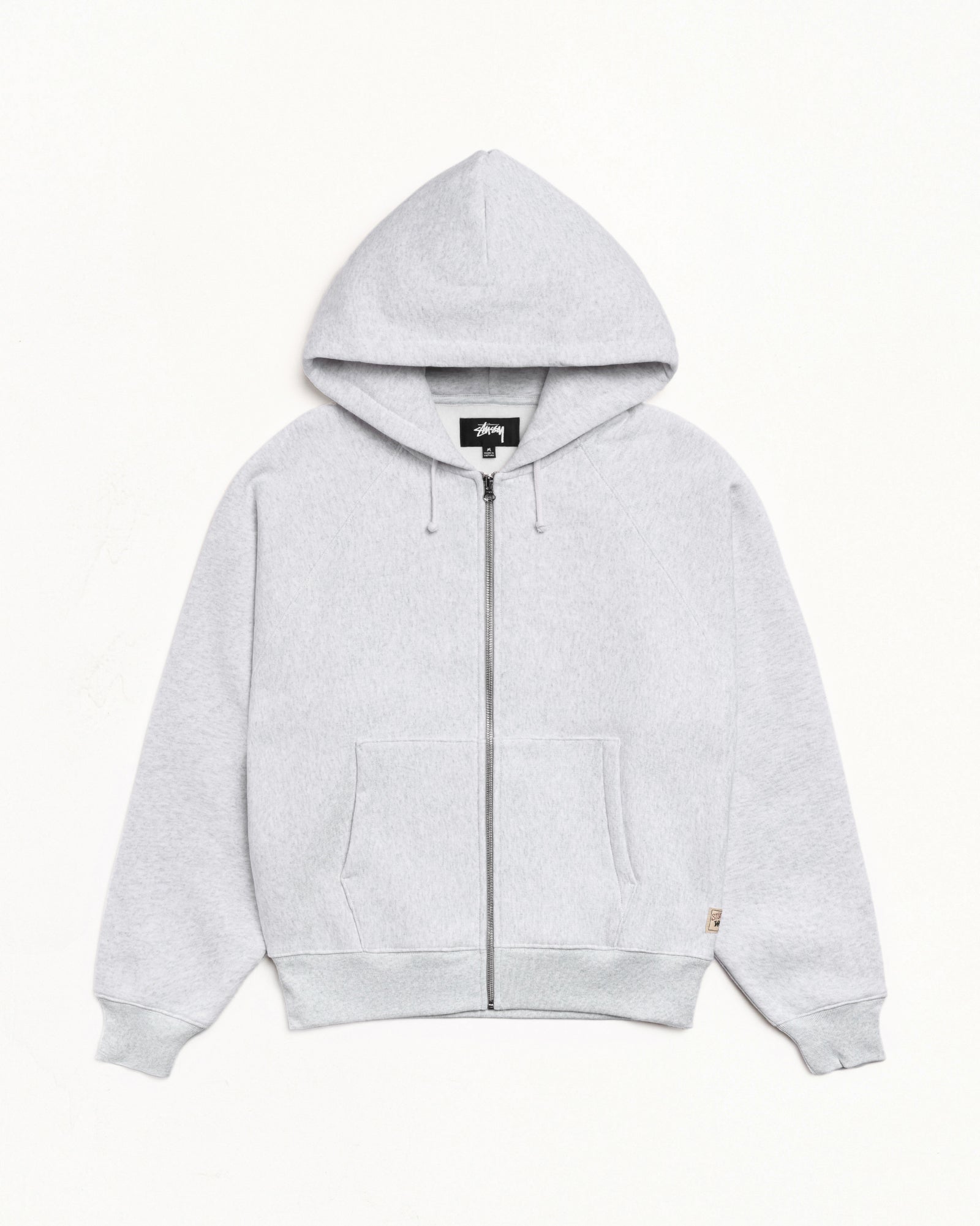 Relaxed Zip Hoodie – Ash Heather | Sweats | Stüssy