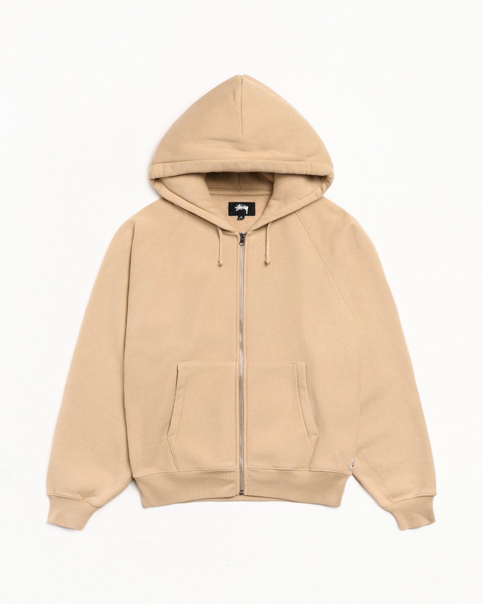 Relaxed Zip Hoodie – Khaki | Sweats | Stüssy