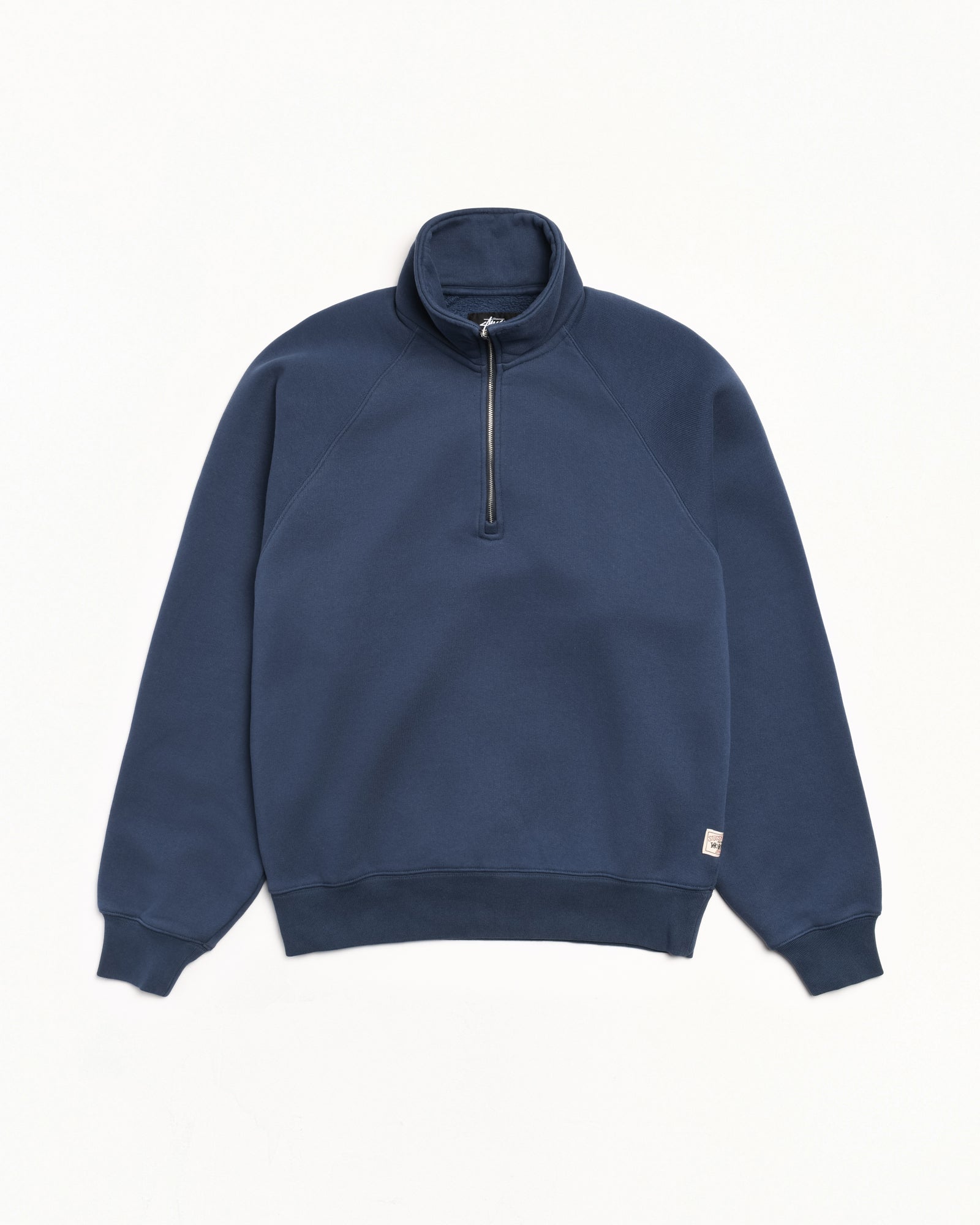 Relaxed Half Zip – Navy Sweats Stüssy - Main Image