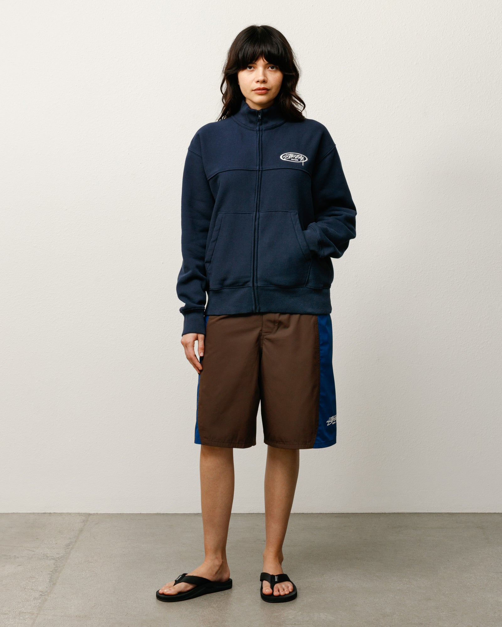 トップス STUSSY FLEECE TRACK JACKET 26'spring Fleece Track Jacket – Navy | Zip-up Fleece | Stüssy