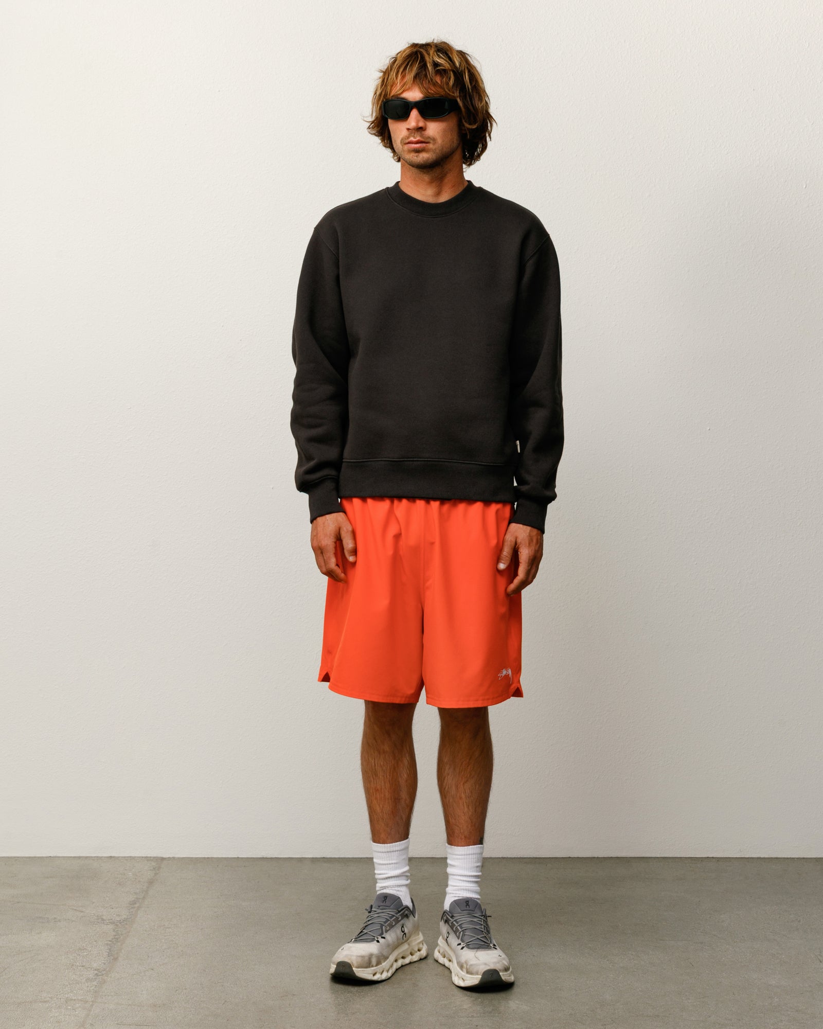 Fleece Crew – Black | Crew Fleece | Stüssy