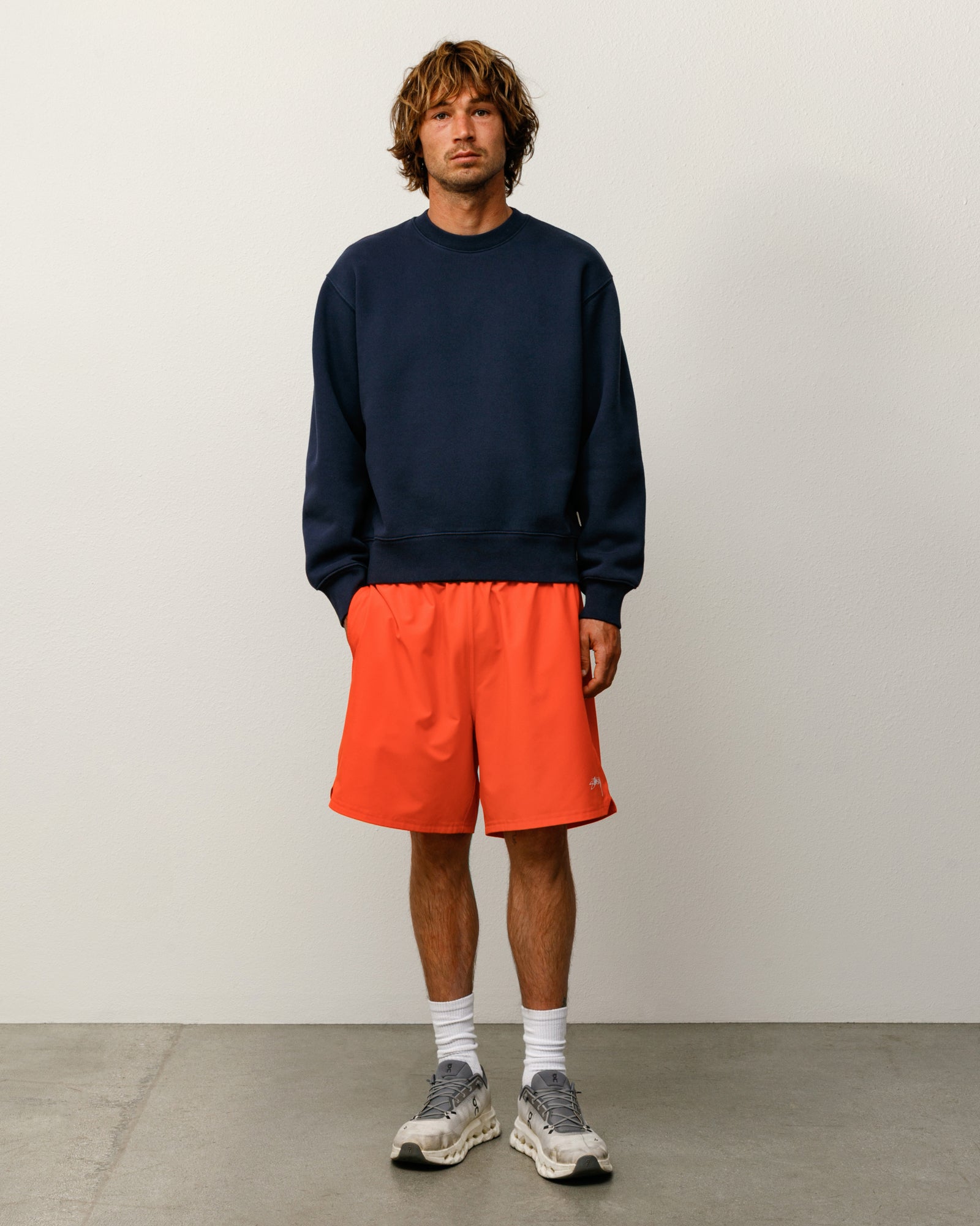 Fleece Crew – Navy | Crew Fleece | Stüssy