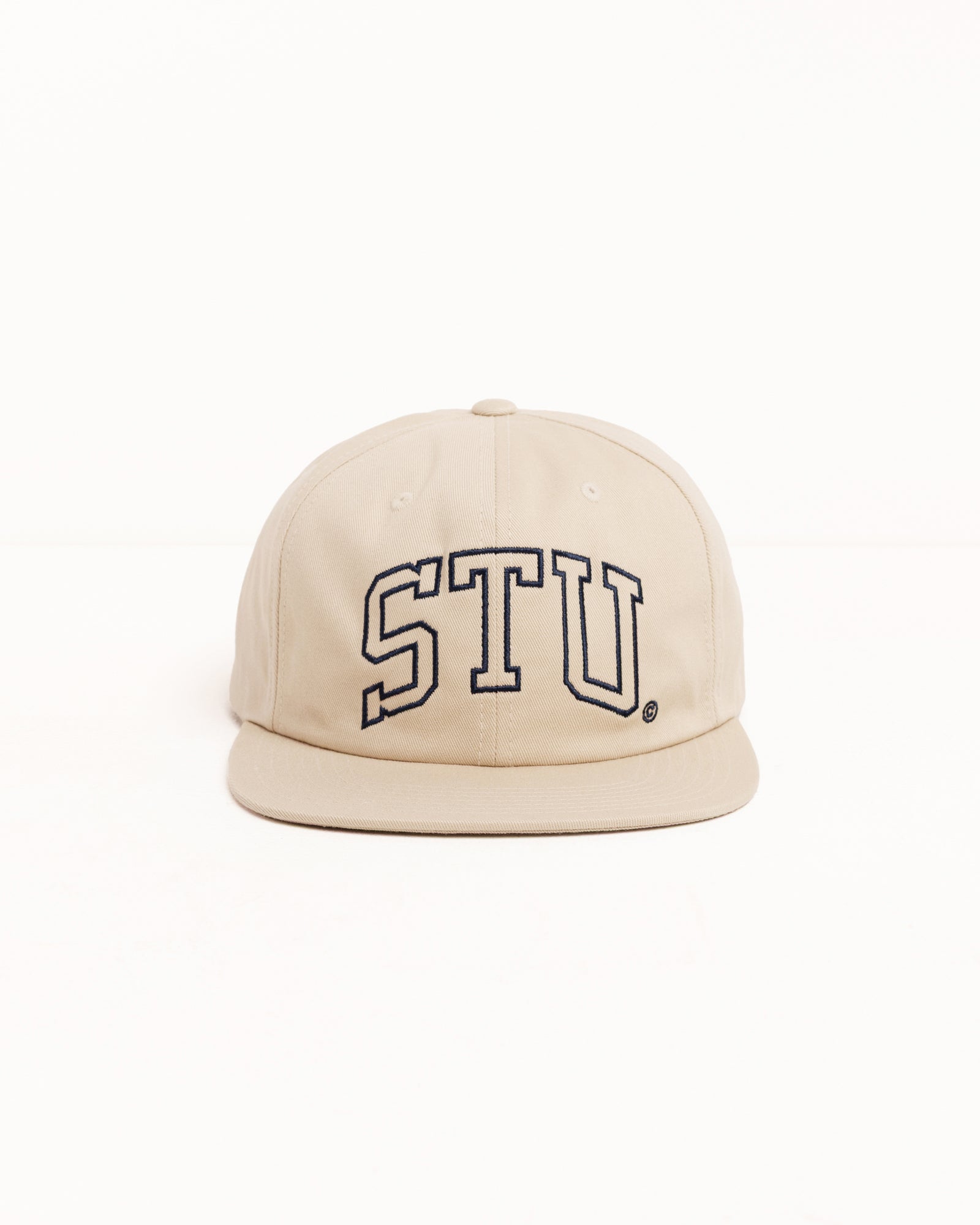 帽子 stussy STU ARCH STRAPBACK CAP Mid-Depth Stu Arch Strapback – Natural | Headwear | Stüssy