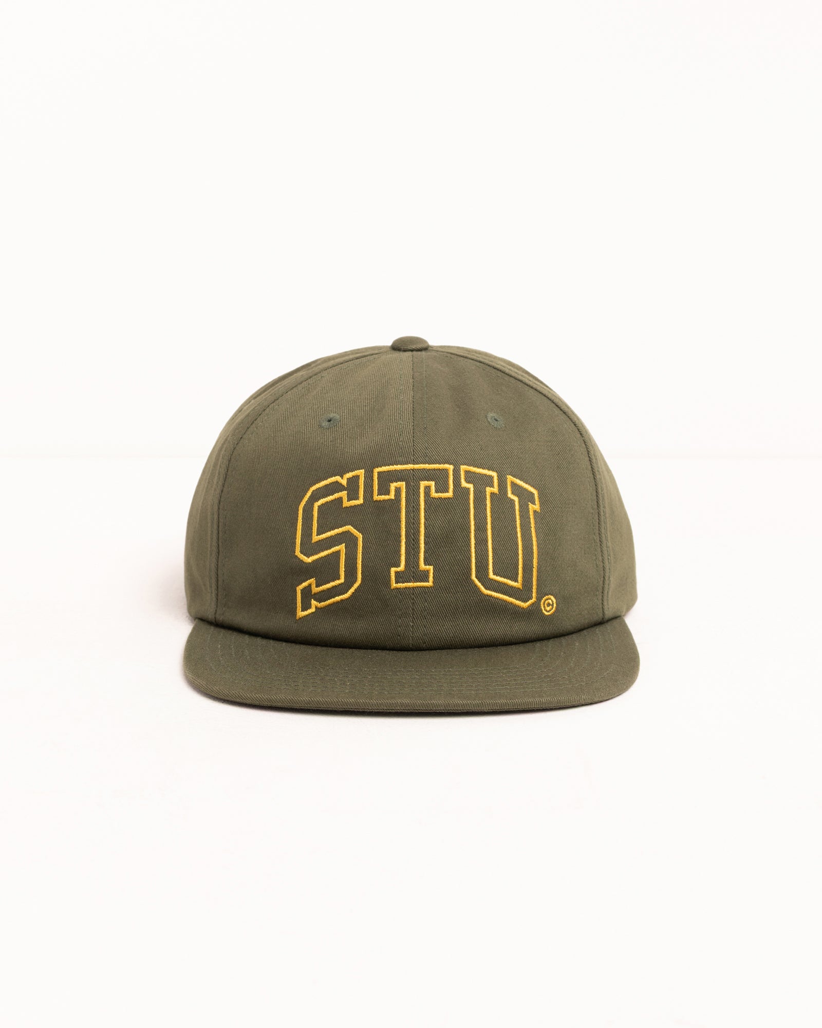 帽子 Stussy MID-DEPTH STU ARCH STRAPBACK Mid-Depth Stu Arch Strapback – Olive | Headwear | Stüssy