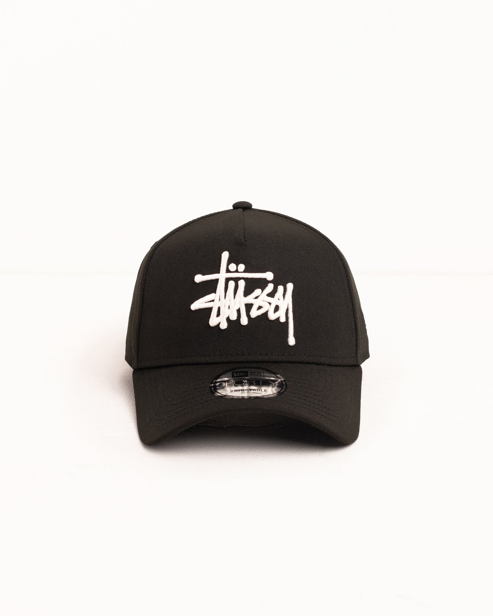 Stussy　キャップ　ニューエラ　9FORTY New Era 9Forty Basic Snapback – Black | Headwear | Stüssy