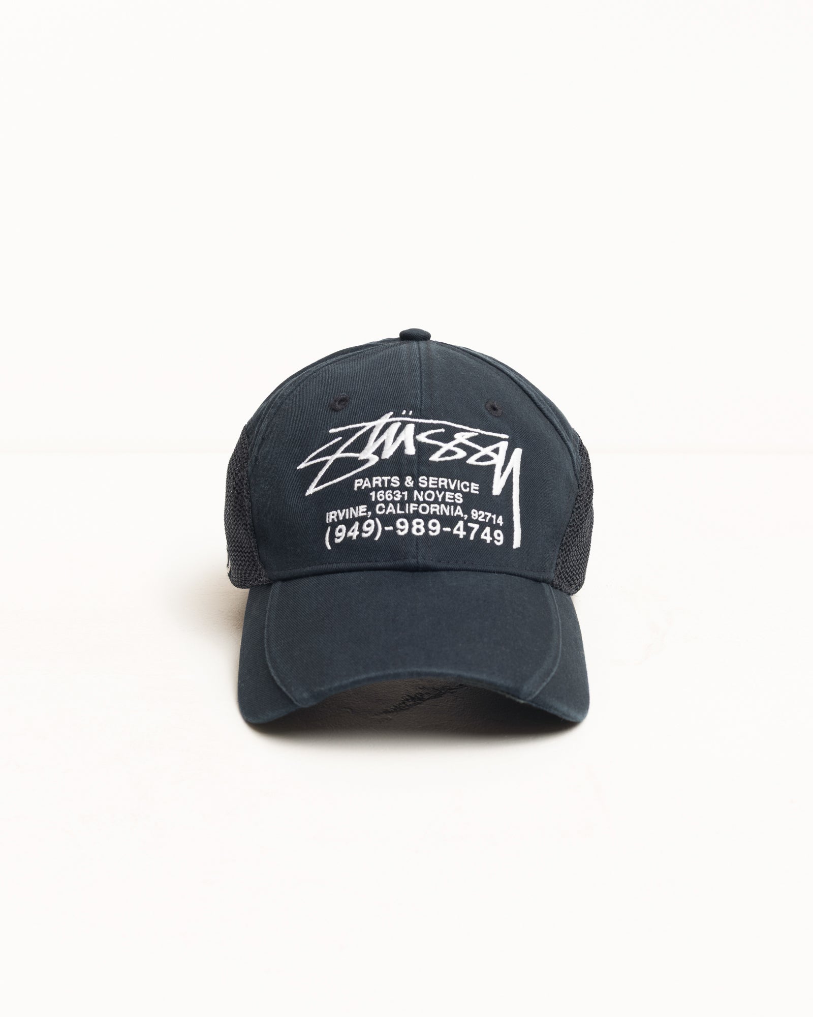 Parts & Service Mesh Cap – Black | Headwear | Stüssy