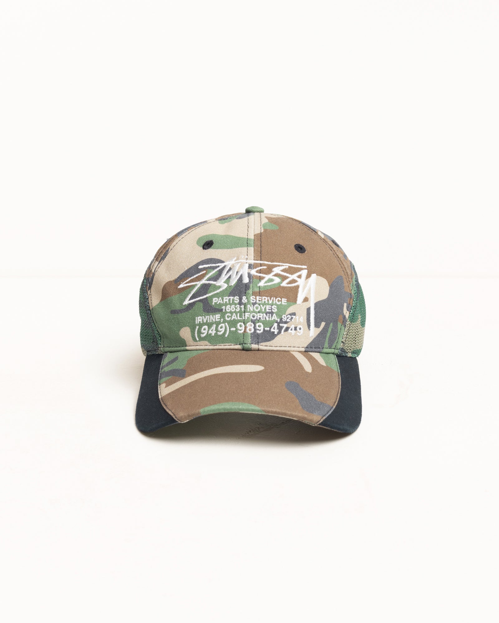 Parts & Service Mesh Cap – Camo | Headwear | Stüssy
