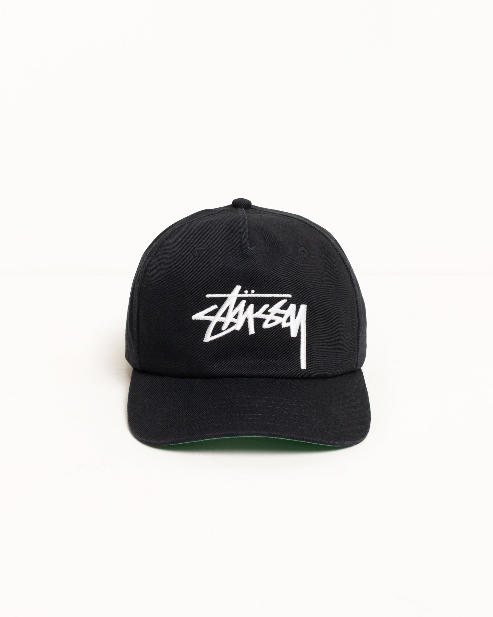 Mid-Depth Big Stock Snapback – Shadow Black | Headwear | Stüssy