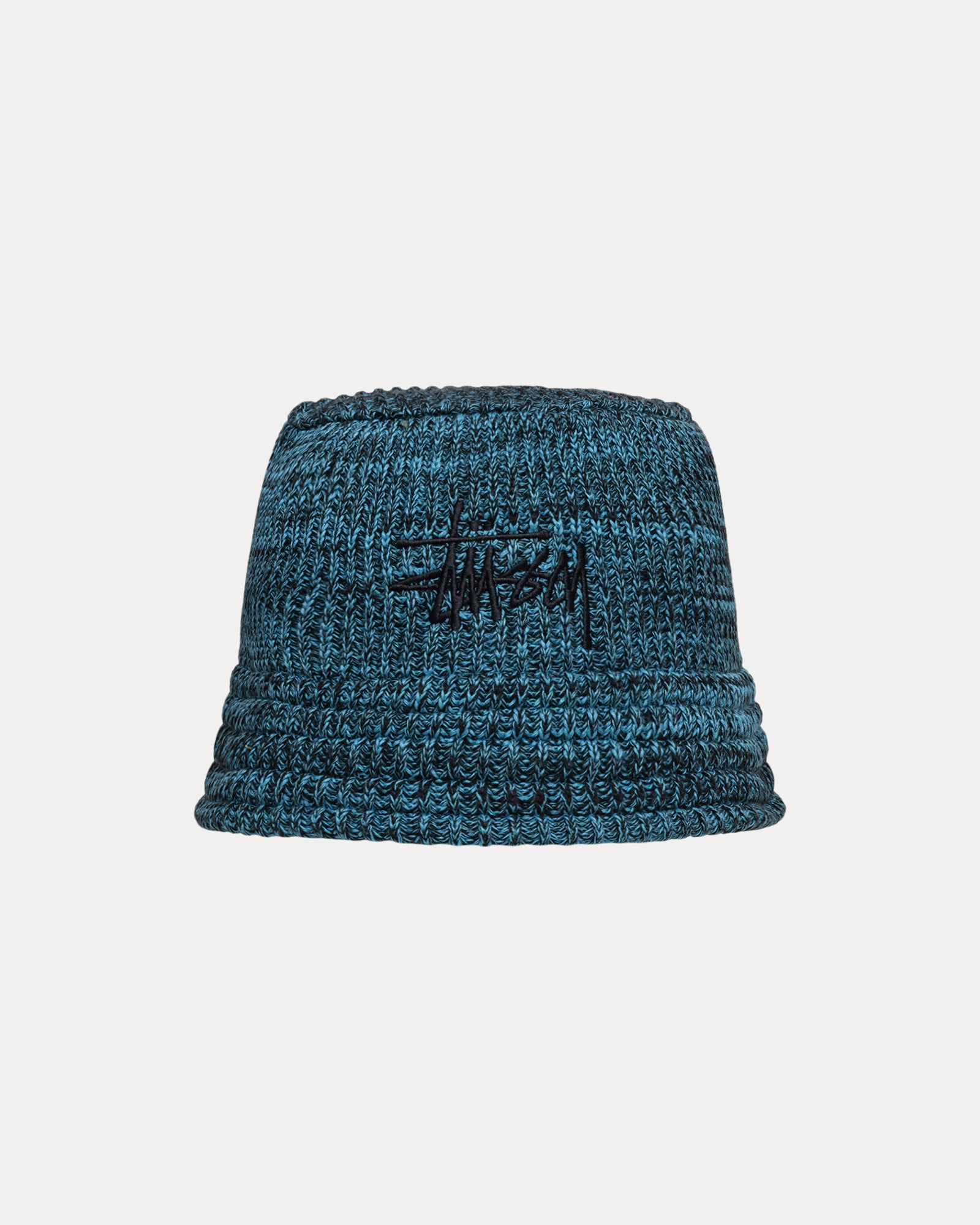 Bucket Hat Marl Knit in blue – Stüssy