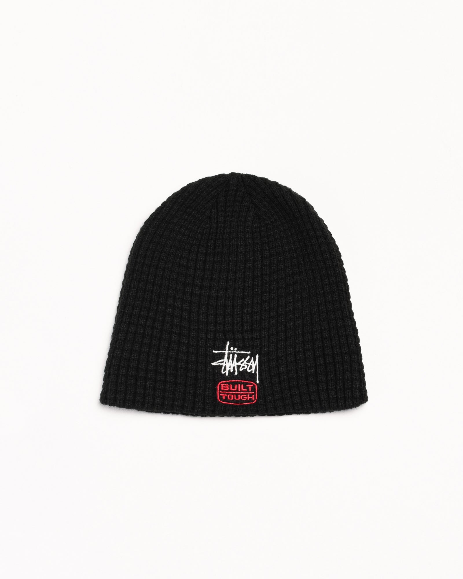 Waffle Skullcap Built Tough – Black | Headwear | Stüssy