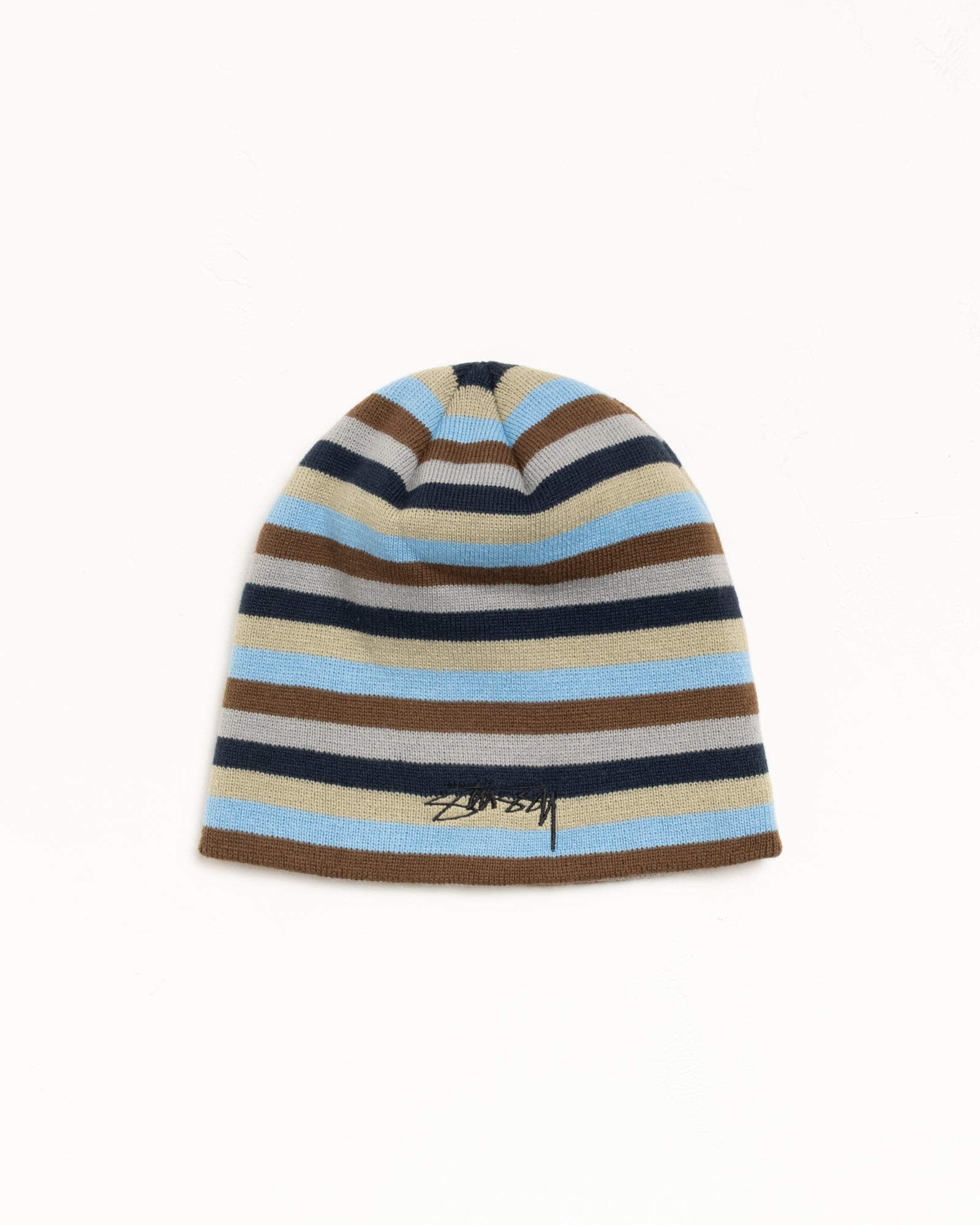 Skullcap Smooth Stock Striped – Blue | Headwear | Stüssy