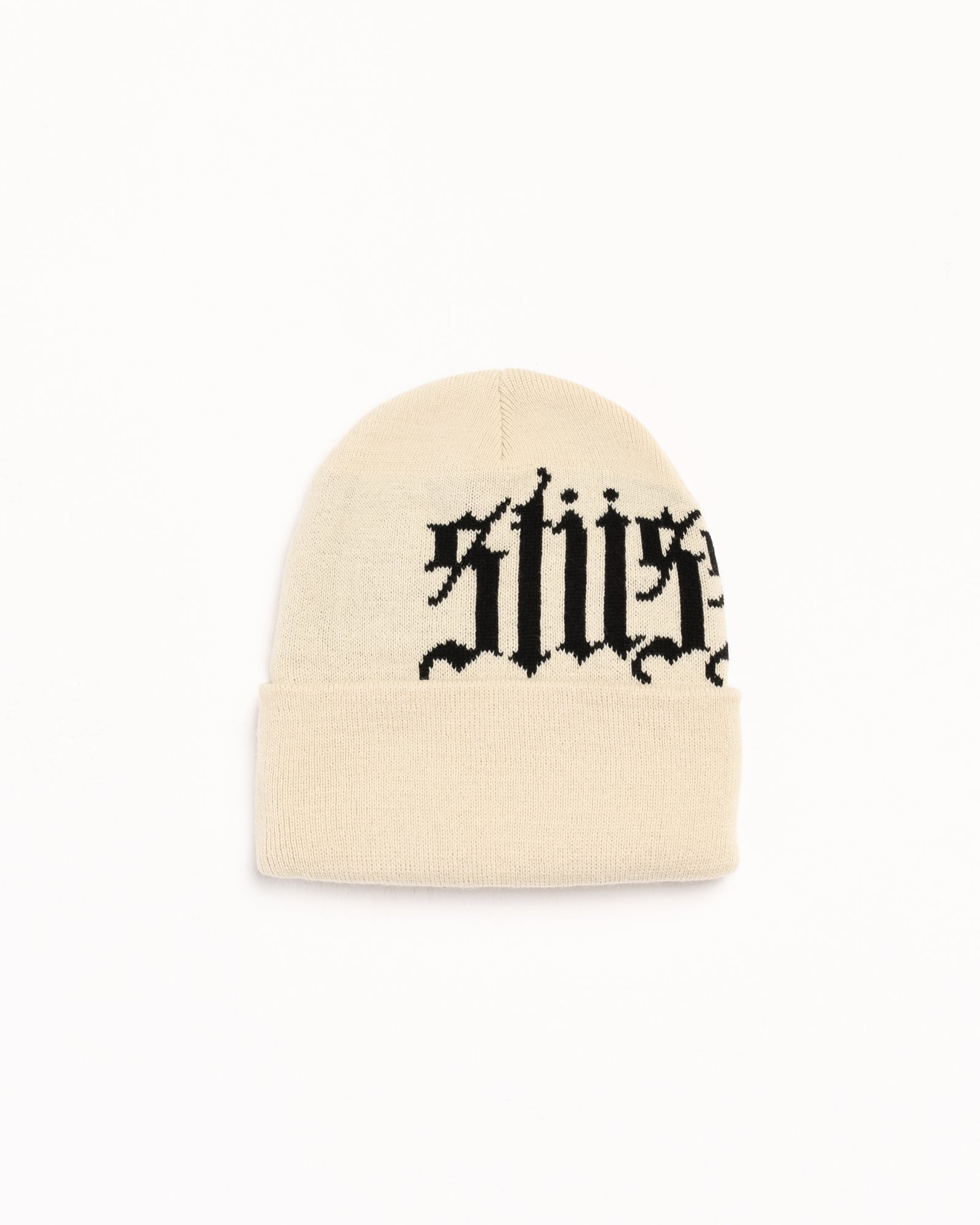 帽子 Stussy /Old English Printed Beanie Cuff Beanie Old English – Stone | Headwear | Stüssy