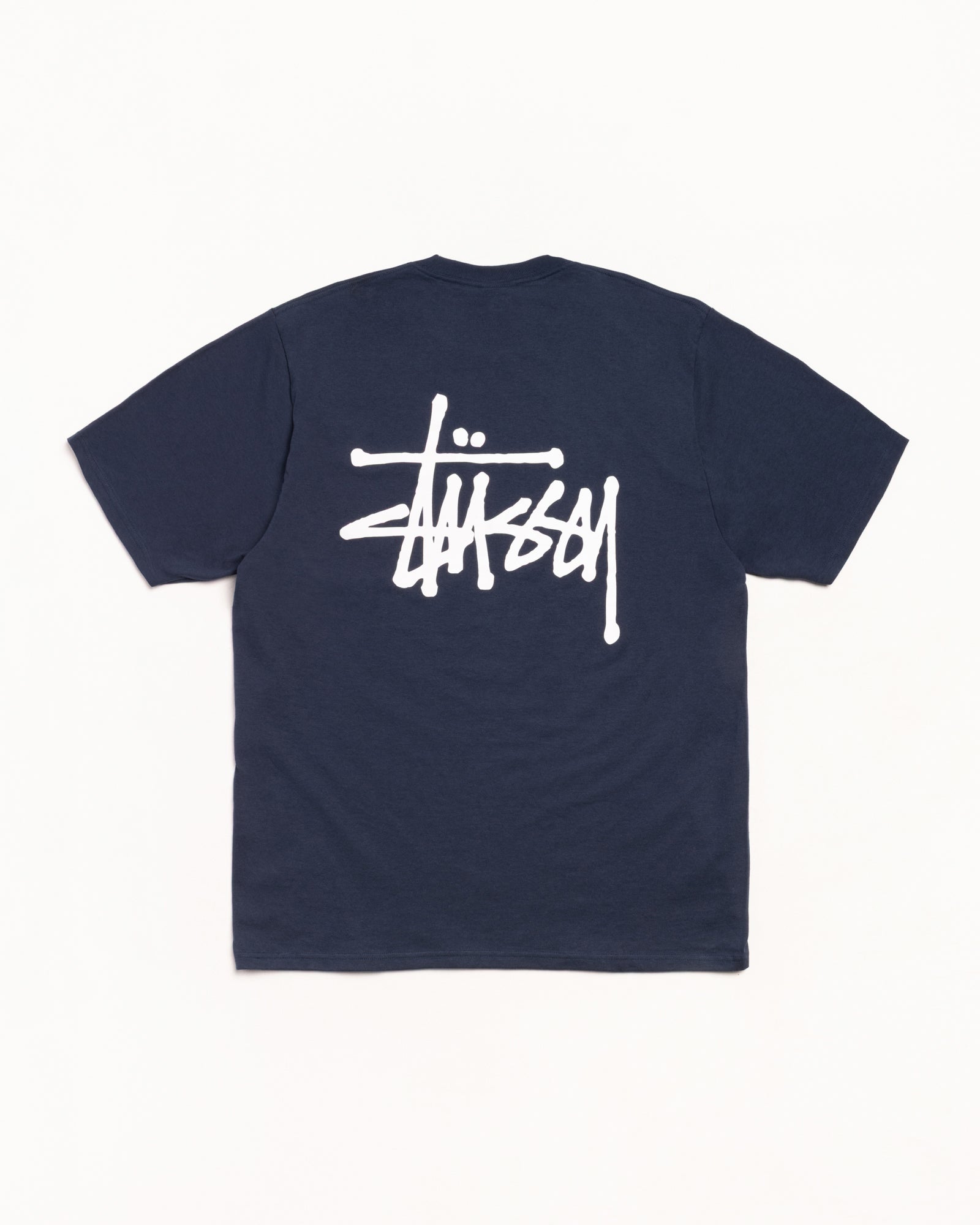Basic Stüssy Tee – Navy Tees Stüssy - Main Image