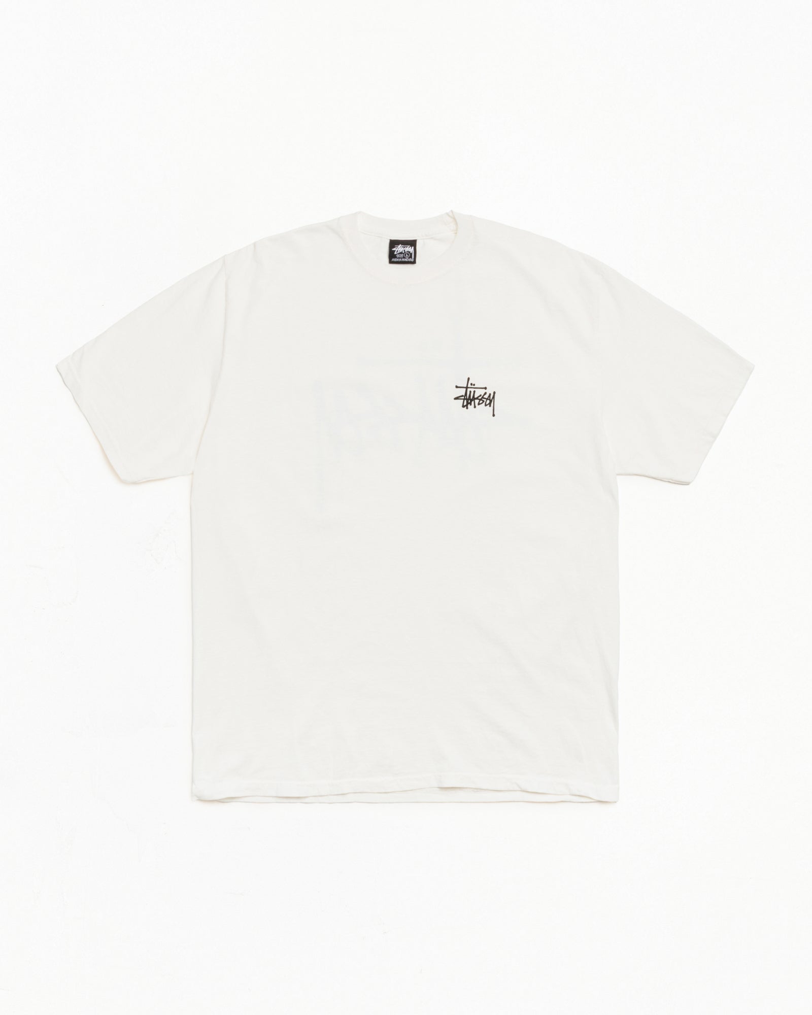 Stussy Basic Logo Tee — Pigment Dyed Natural
