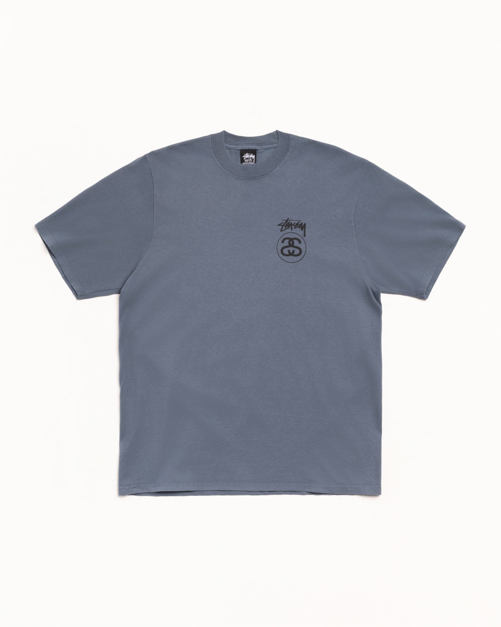 Stock Link Tee Pigment Dyed – Navy | Tees | Stüssy