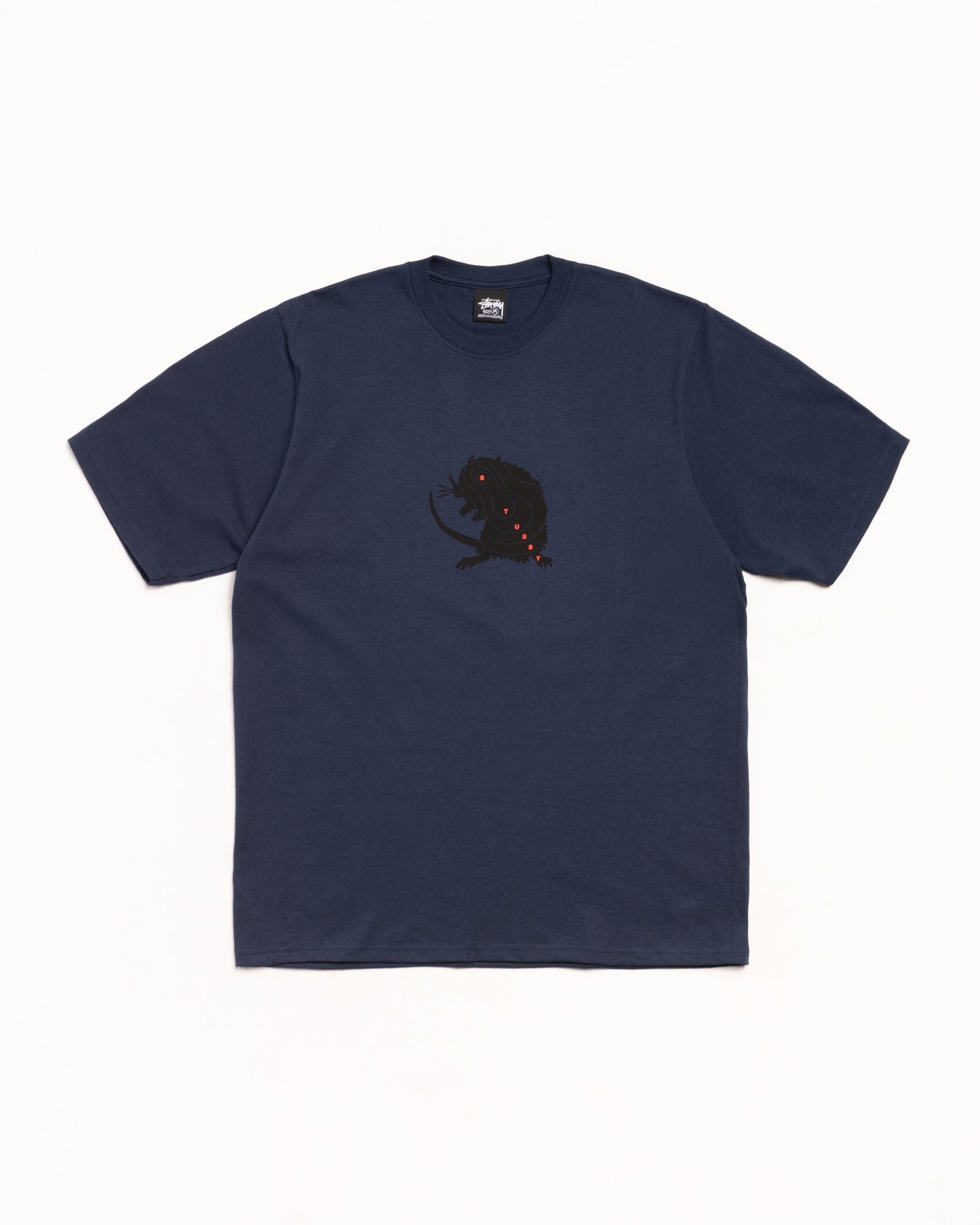 Stussy ダークネイビー Tシャツ　M Stüssy Basic T-shirt | Blue | FARFETCH