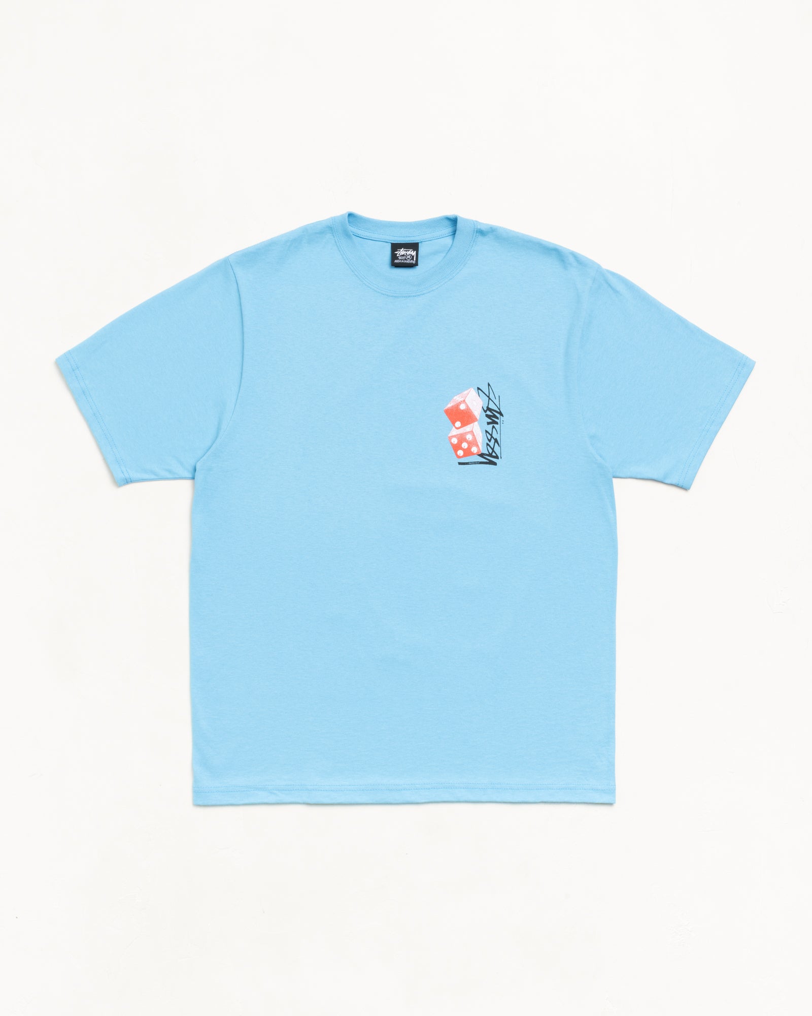 Tall Dice Tee – Sky Blue | Tees | Stüssy