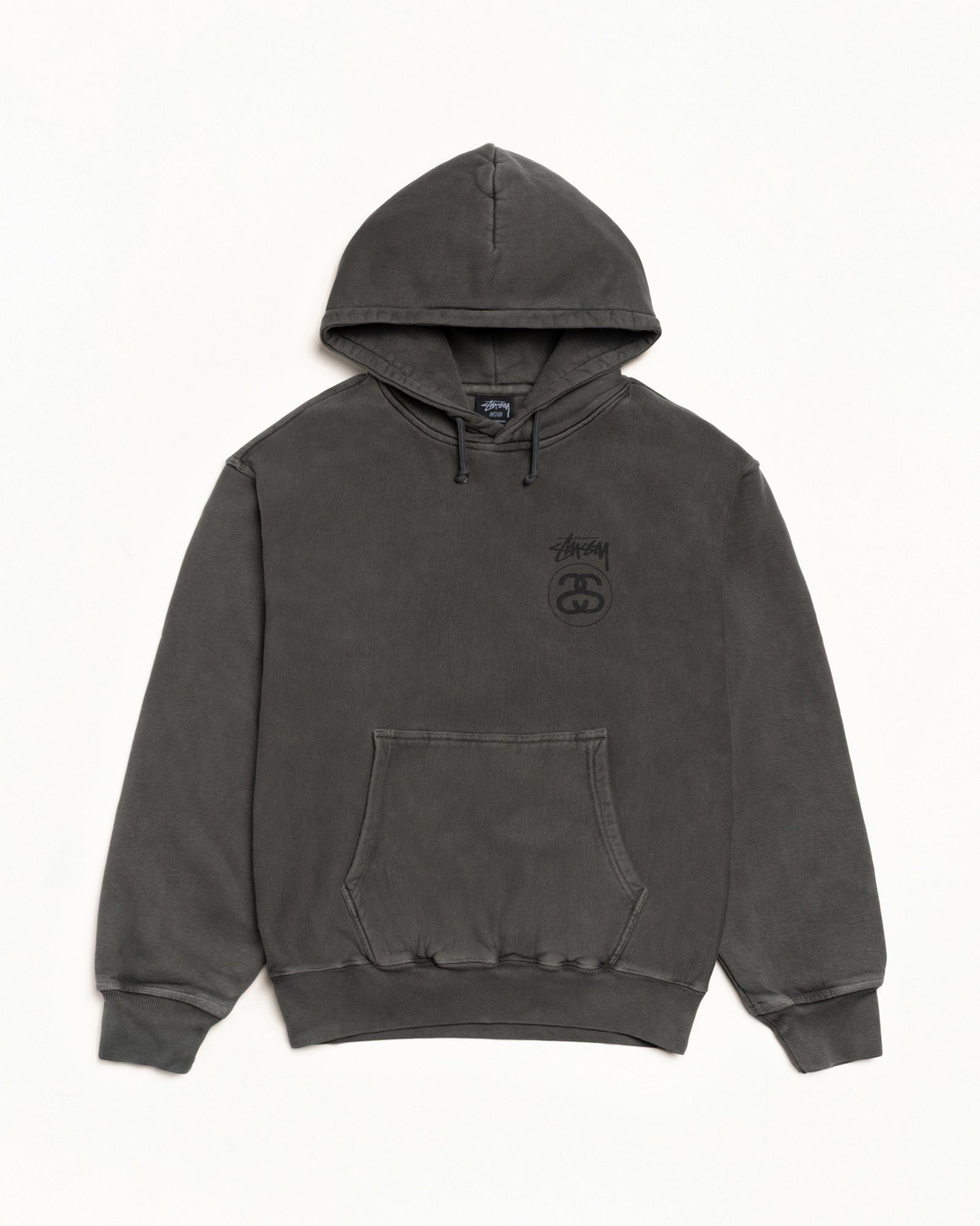 トップス 23AW STUSSY IST HOODIE PIGMENT DYED Stock Link Hoodie Pigment Dyed – Black | Sweats | Stüssy