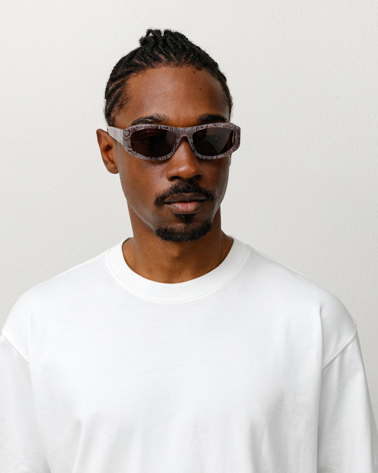 Landon Sunglasses – Snake Skin / Brown Lens | Accessories | Stüssy