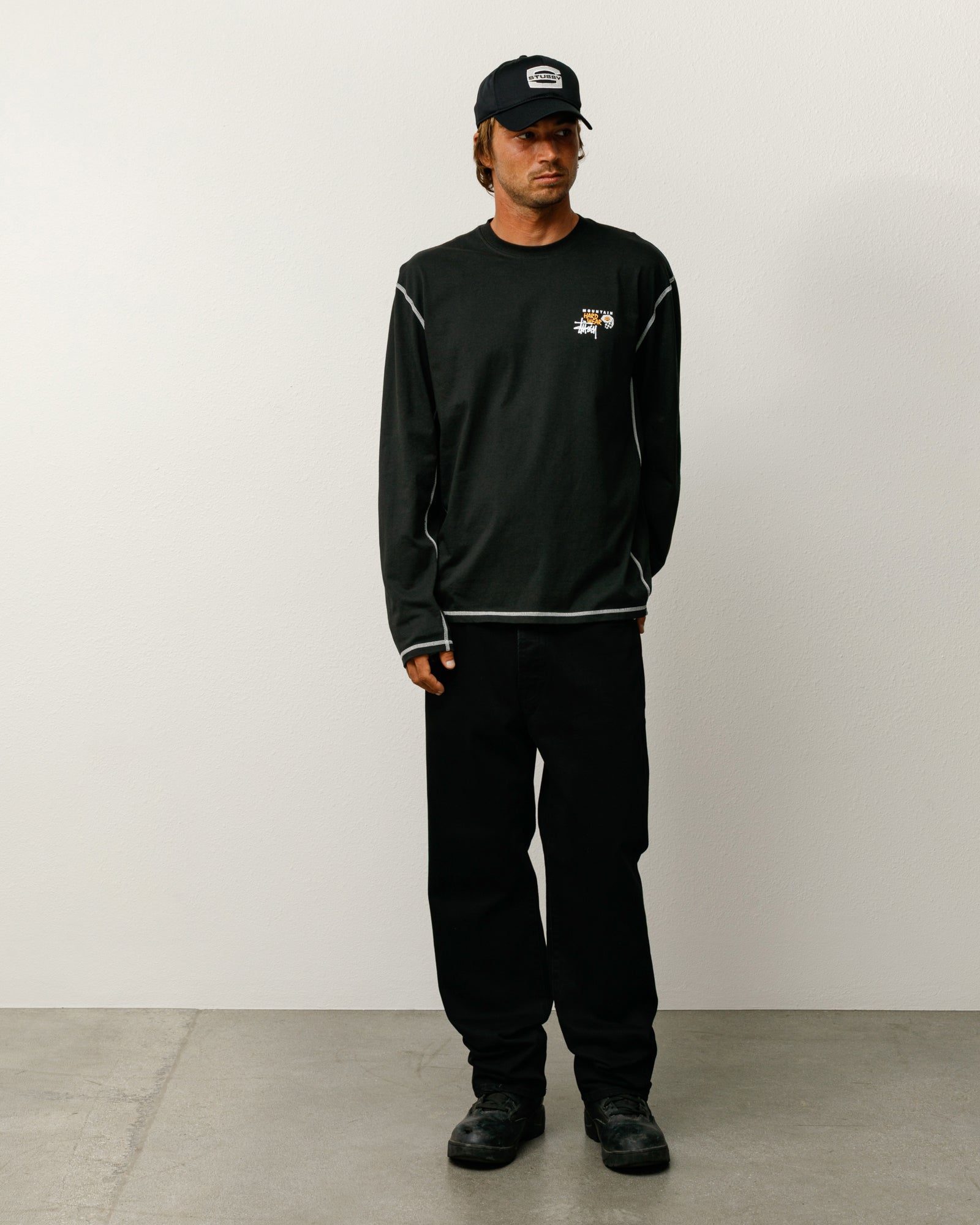 Stüssy & Mountain Hardwear Ls Tee – Stealth Grey | Tees | Stüssy