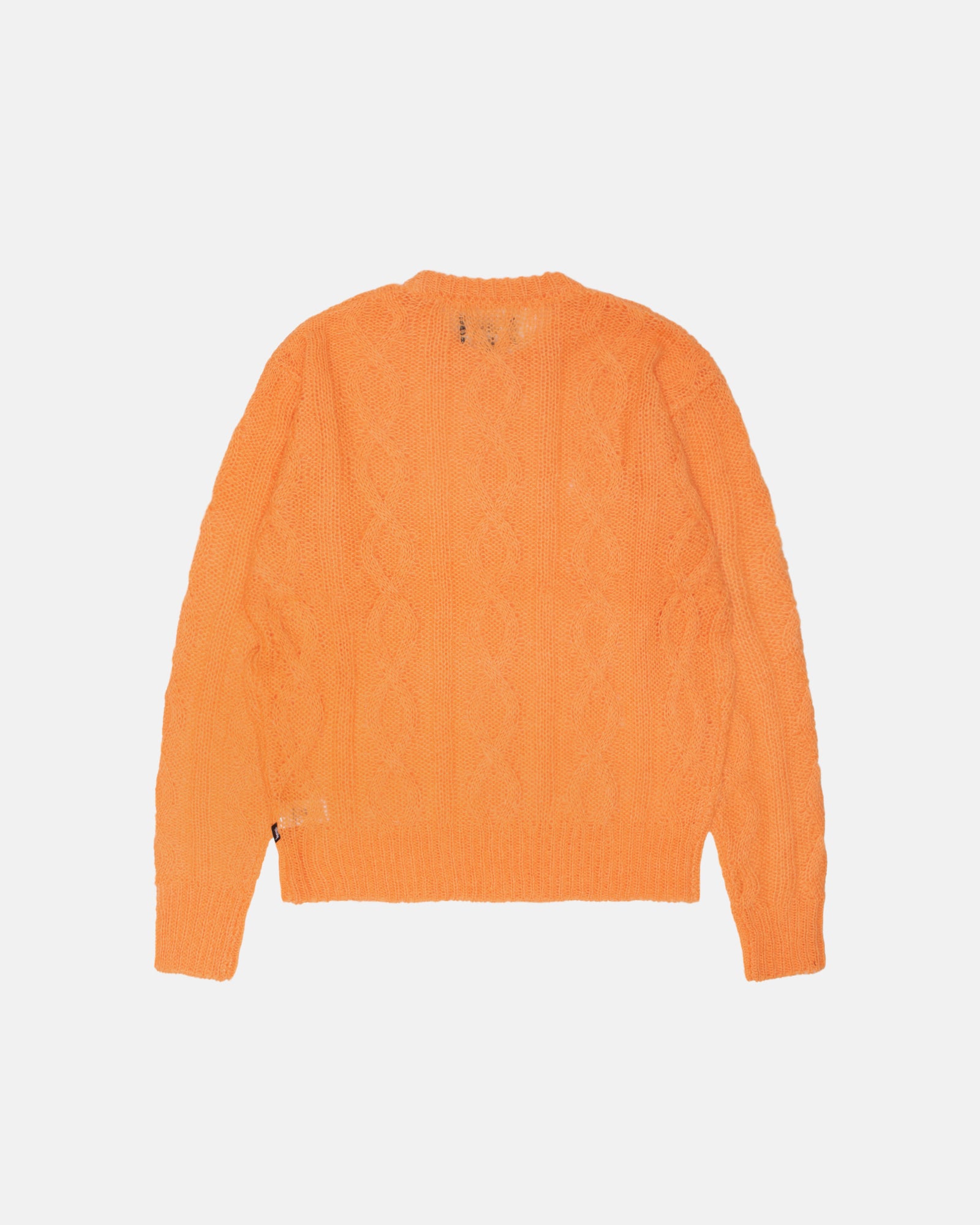 STUSSY CABLE LOOSE KNIT SWEATER MELON KNIT