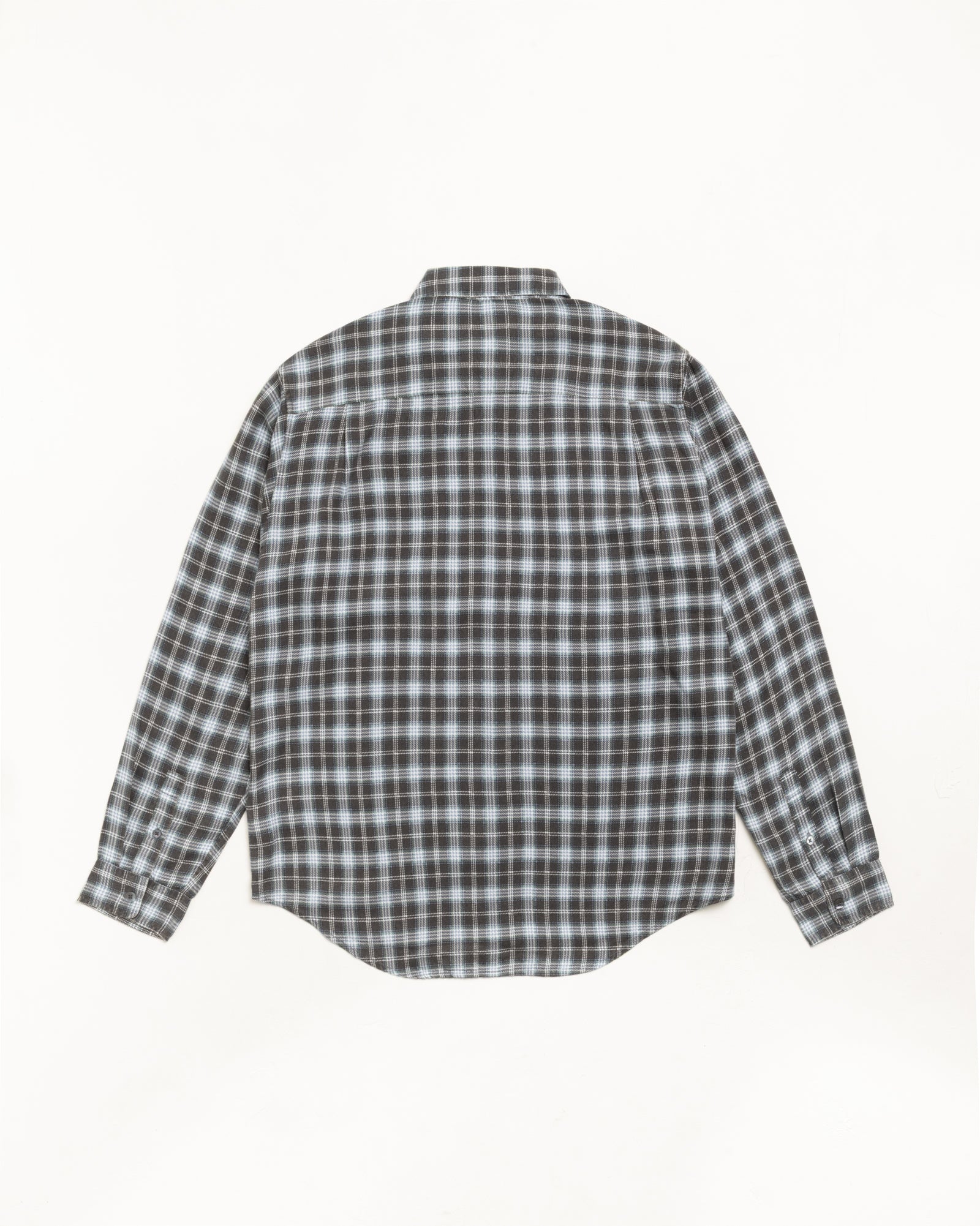 Matthew Plaid Shirt Unisex Short Sleeve In Blue