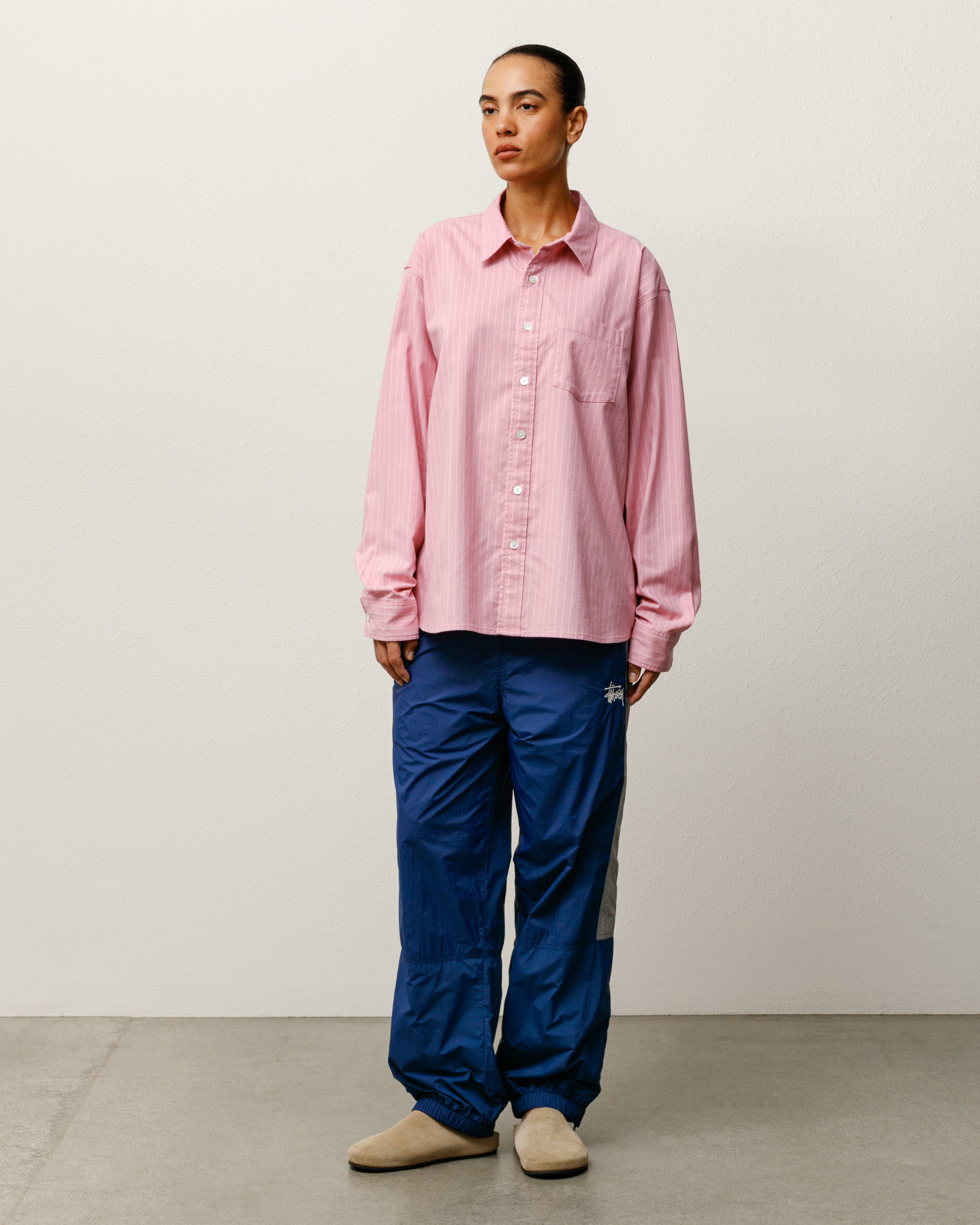 Oxford Shirt – Pink Stripe | Tops & Shirts | Stüssy
