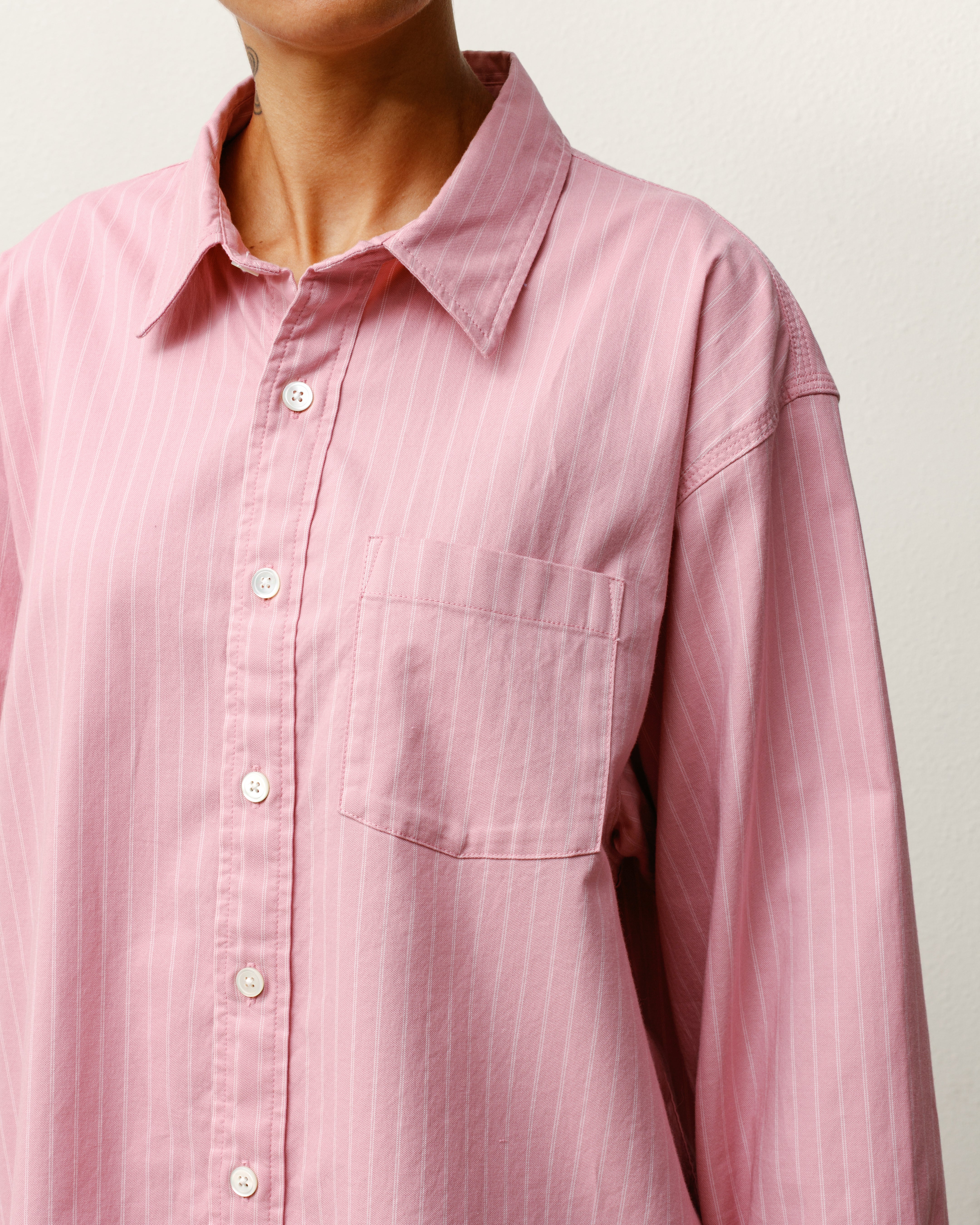 Oxford Shirt – Pink Stripe | Tops & Shirts | Stüssy