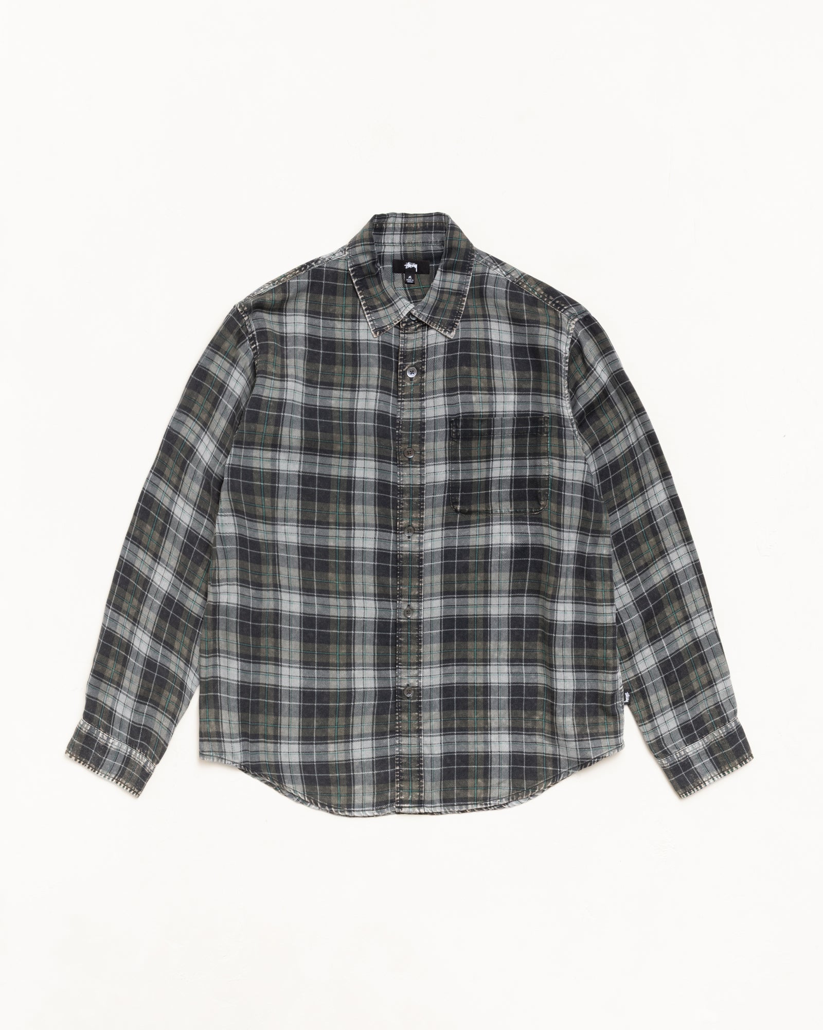 Matthew Plaid Shirt – Charcoal | Tops & Shirts | Stüssy