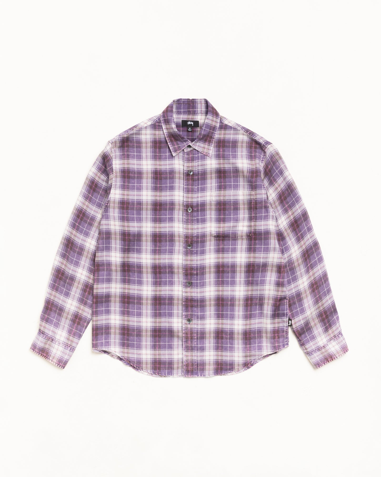 Matthew Plaid Shirt – Lavender | Tops & Shirts | Stüssy