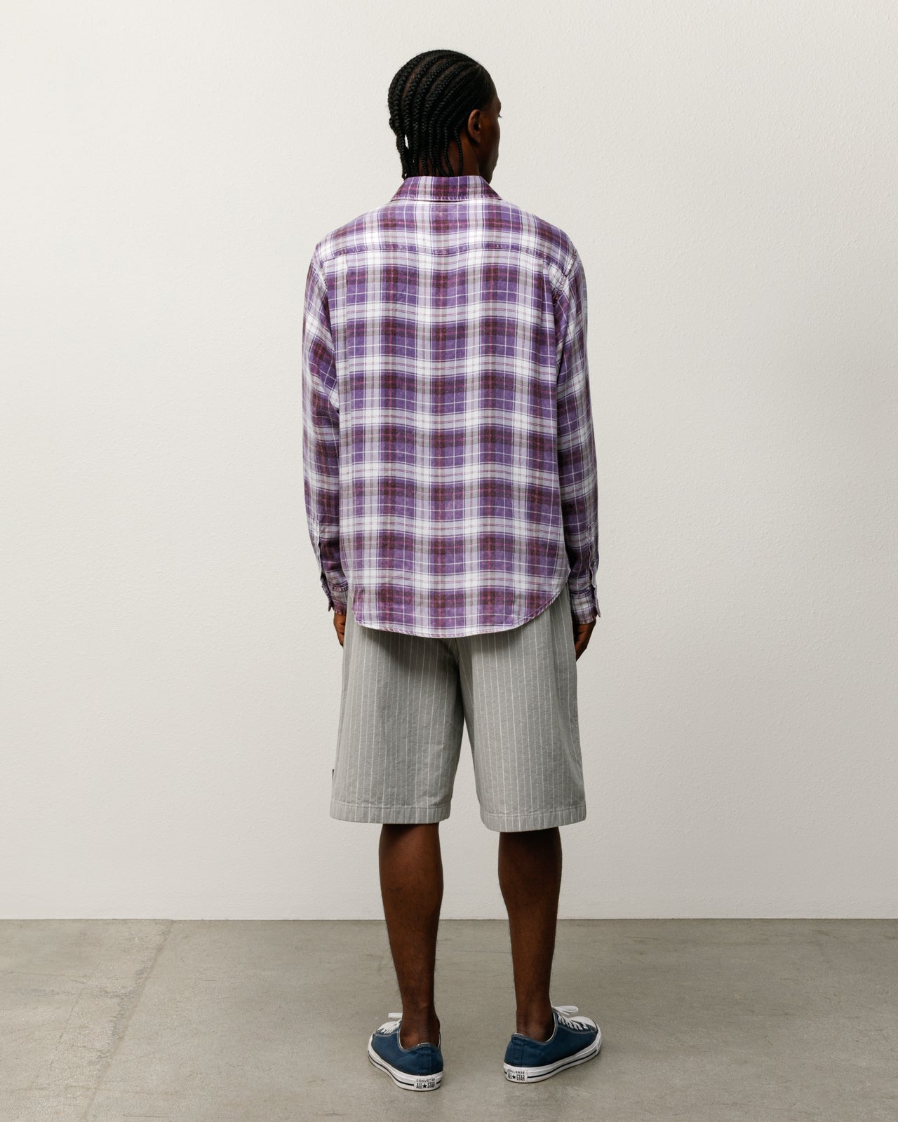 Matthew Plaid Shirt – Lavender | Tops & Shirts | Stüssy