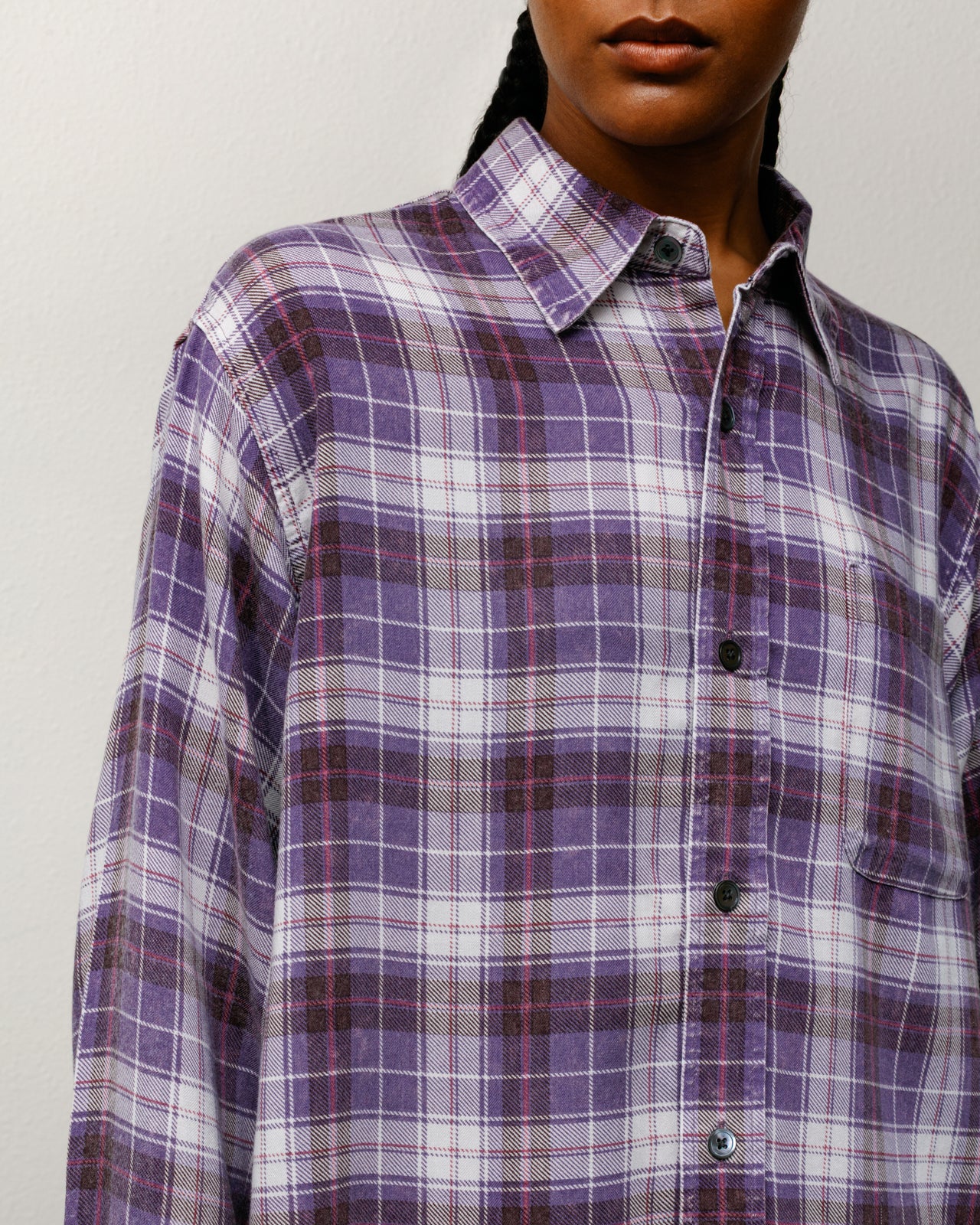 Matthew Plaid Shirt – Lavender | Tops & Shirts | Stüssy