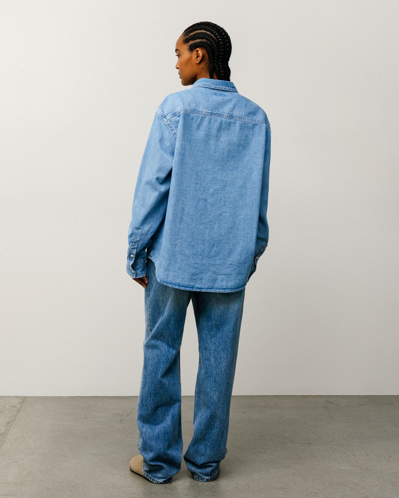 Work Denim Shirt – Light Denim | Tops & Shirts | Stüssy